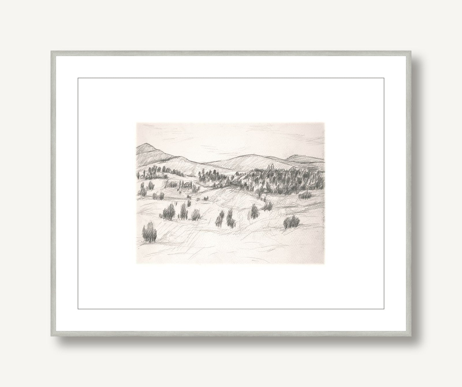 Rolling Landscapes 1 framed