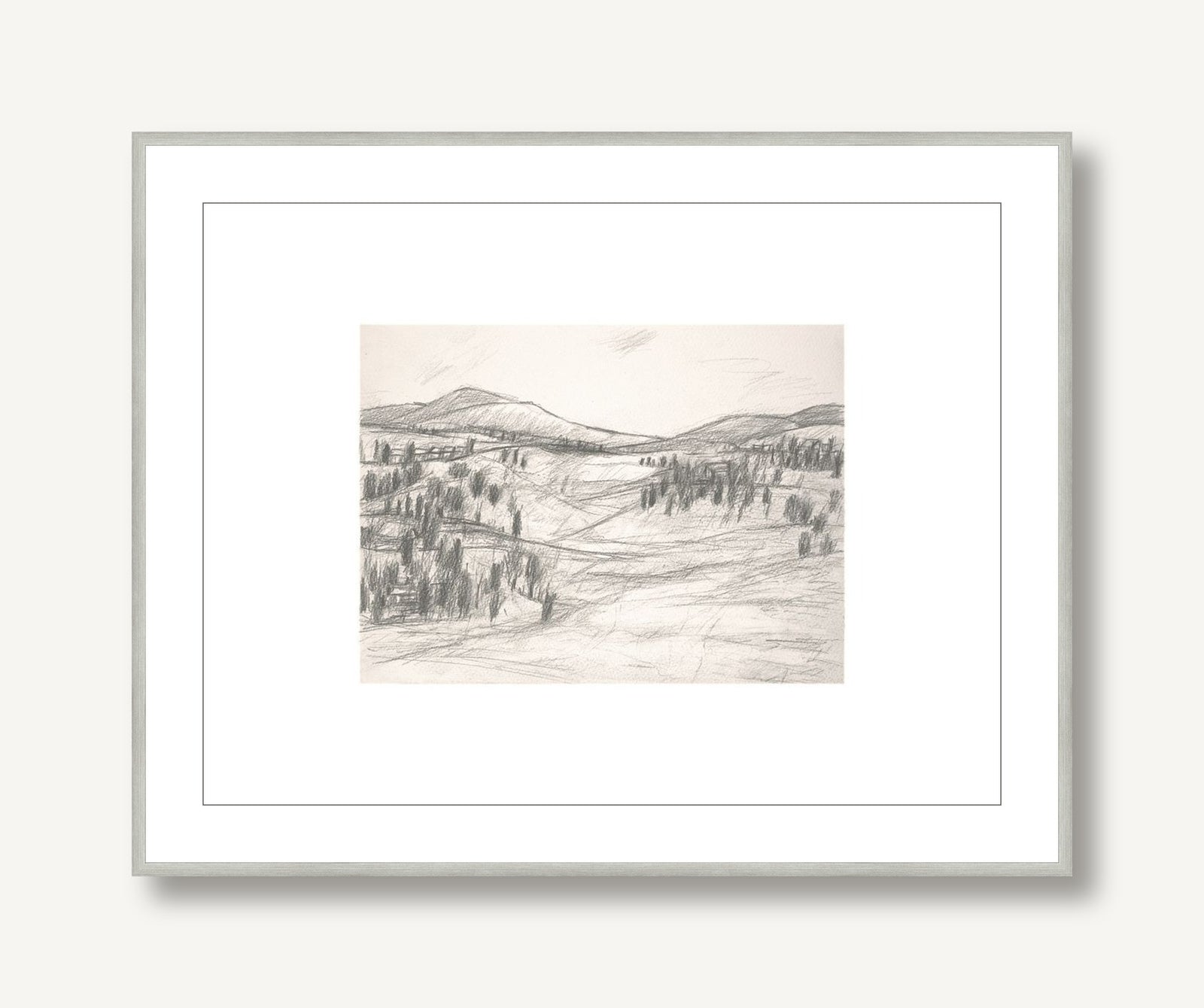 Rolling Landscapes 2 framed