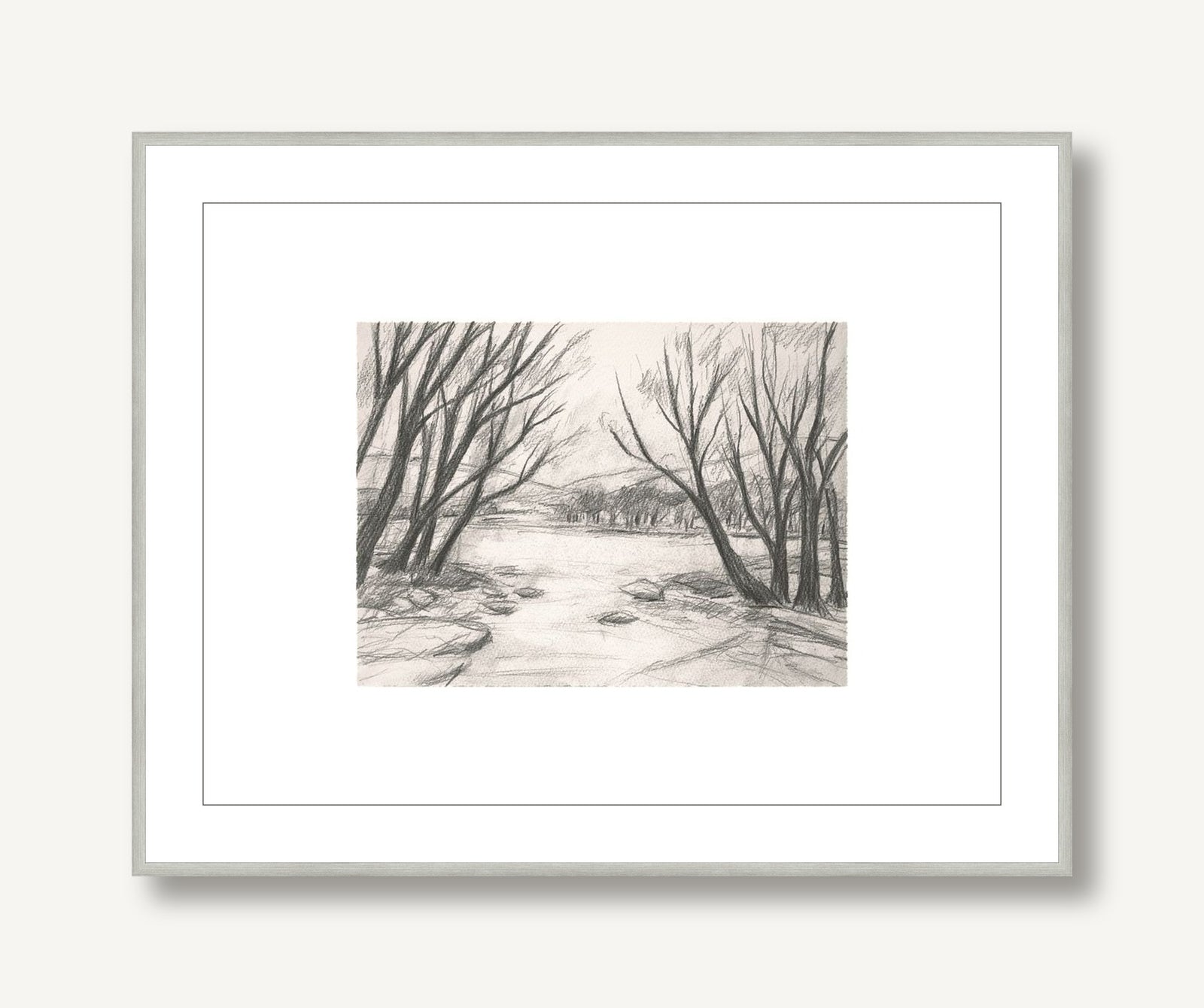 Rolling Landscapes 3 framed