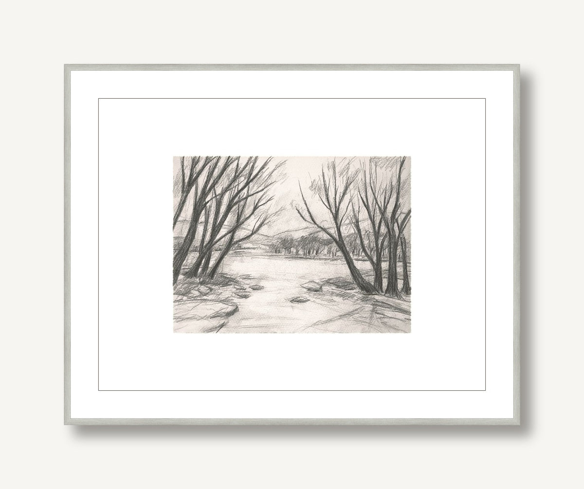 Rolling Landscapes 3 framed