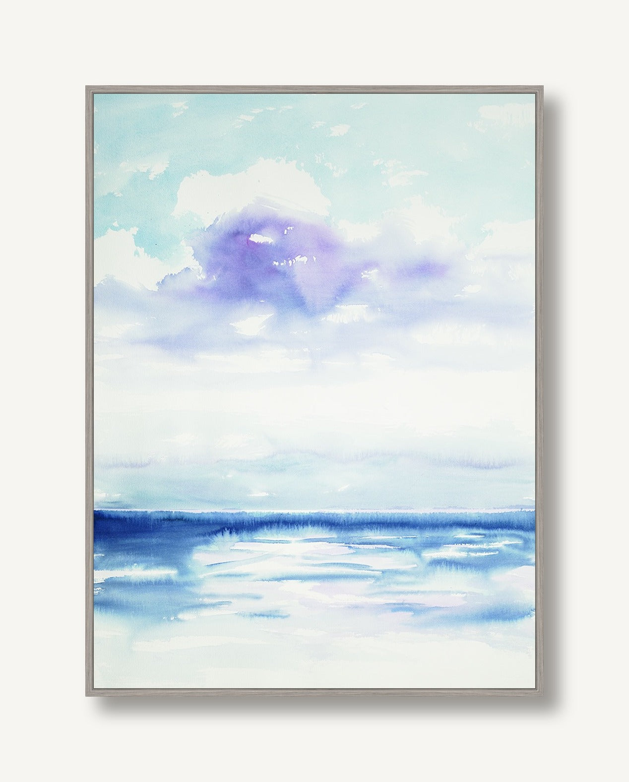 Sea Breeze Blue 1 framed