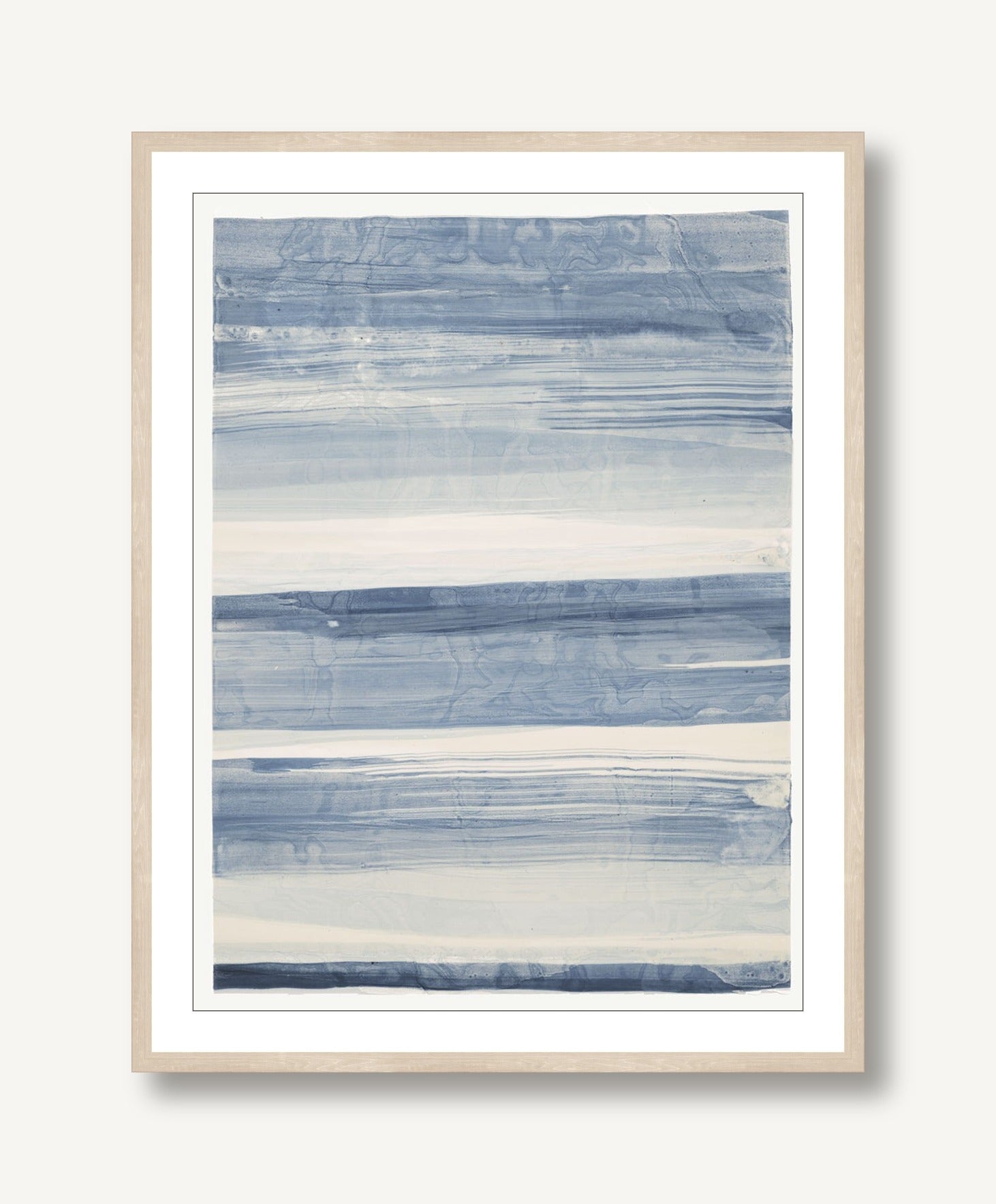 Shifting Blue 1 framed