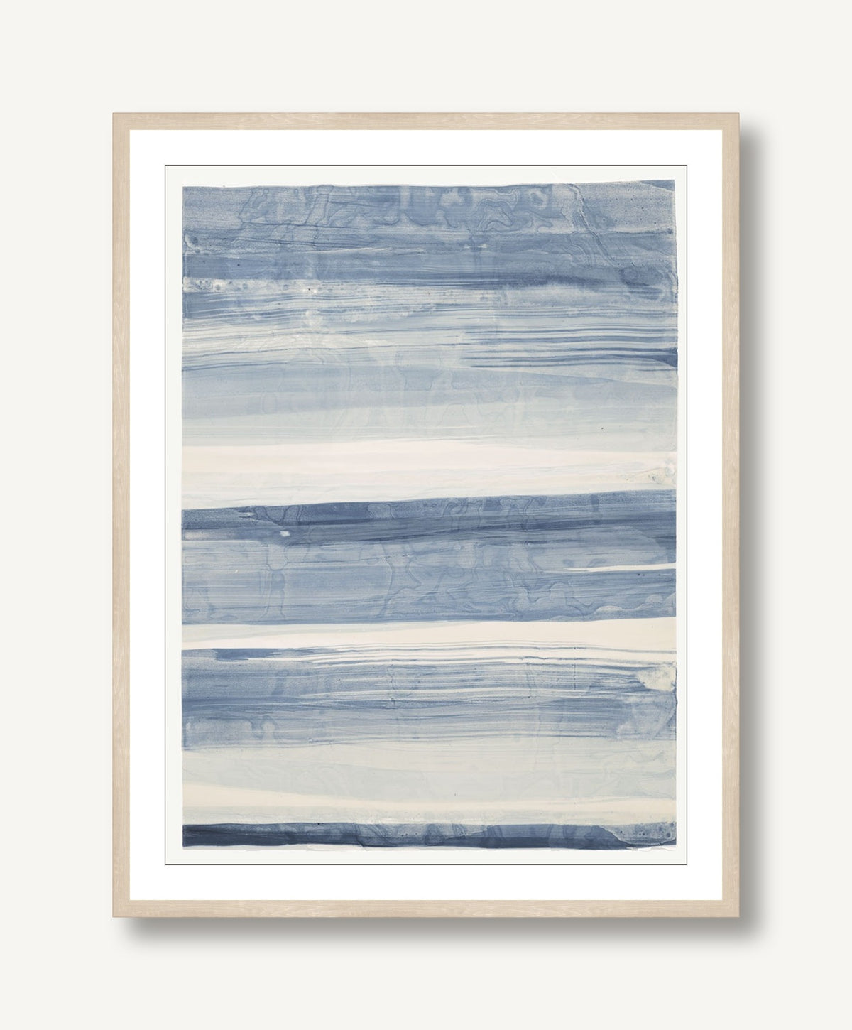 Shifting Blue 1 framed
