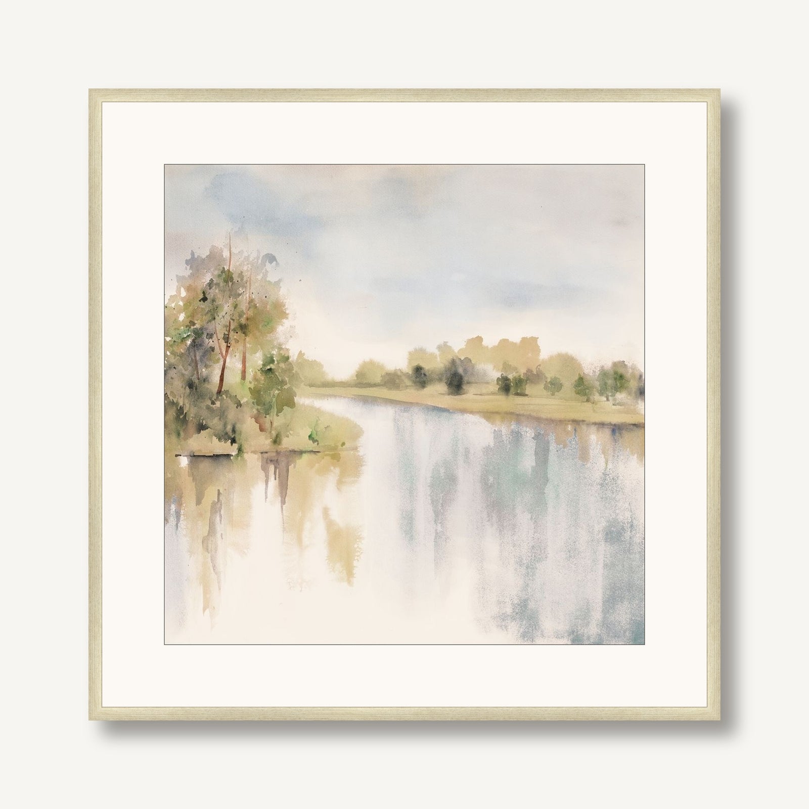 Serenity by the Shoreline 1 framed