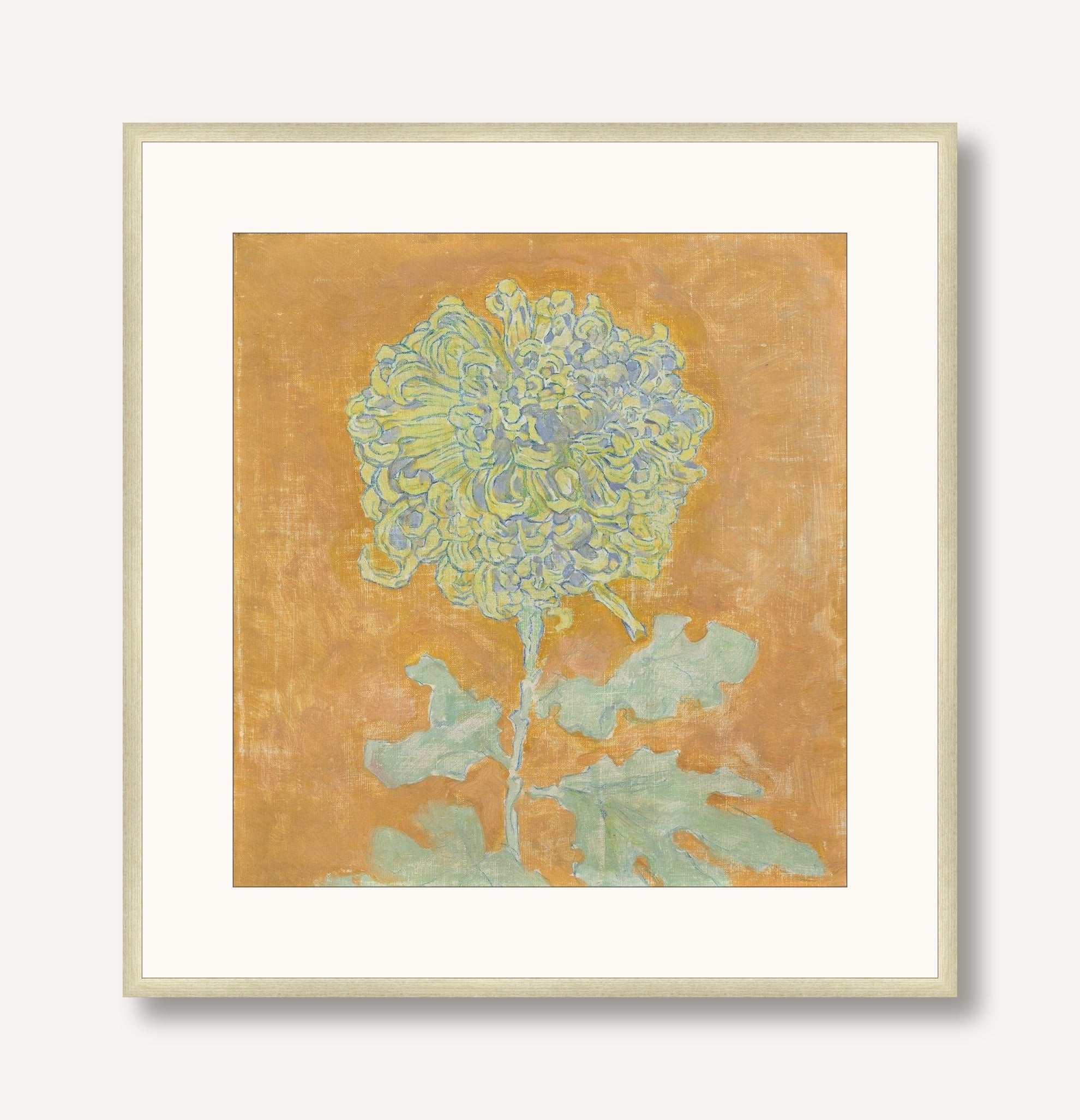 Sage & Sunset Flora 2 framed