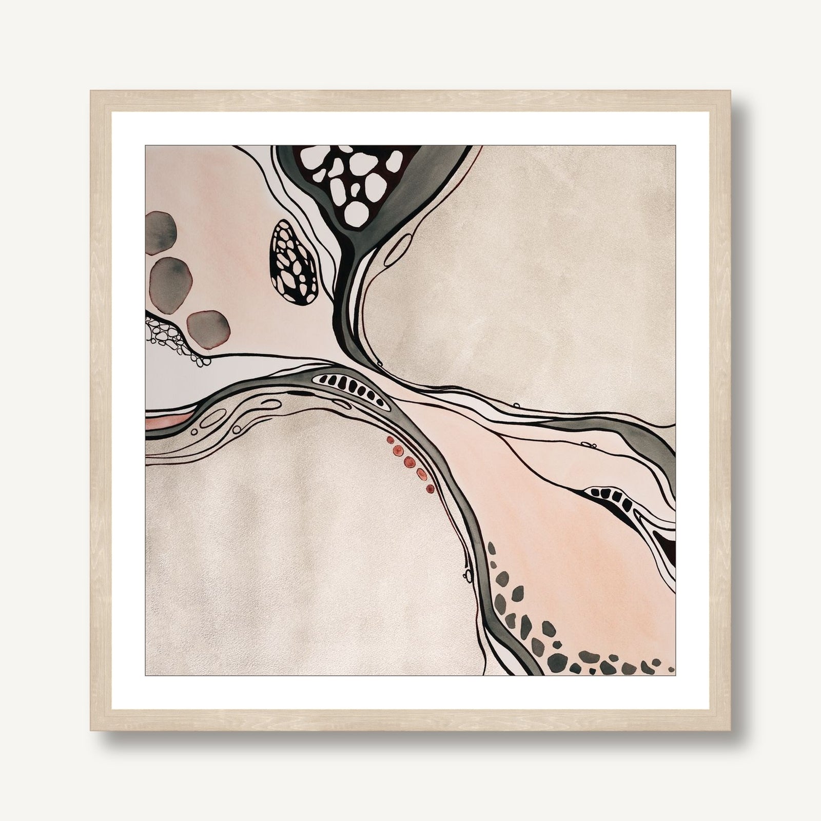 Tidal Dance 1 framed