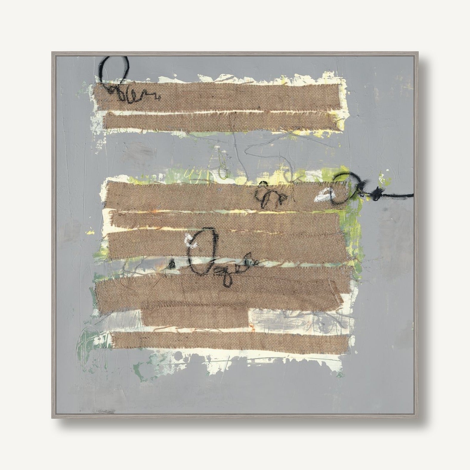 Coded Remnants 4 framed