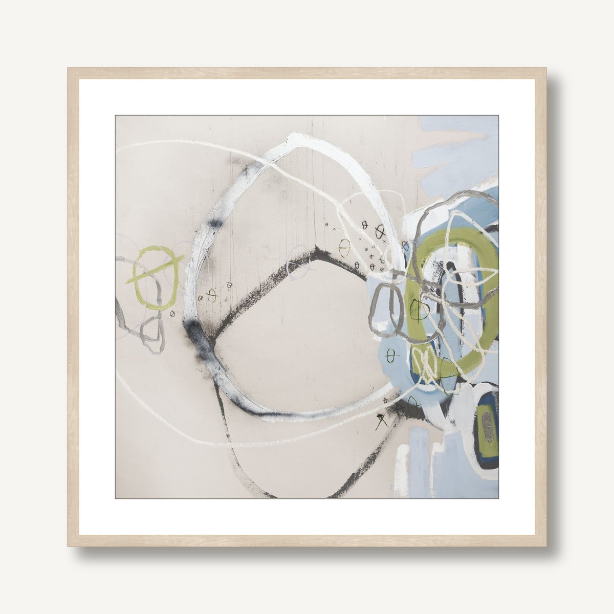 Ceaseless Circles 1 framed