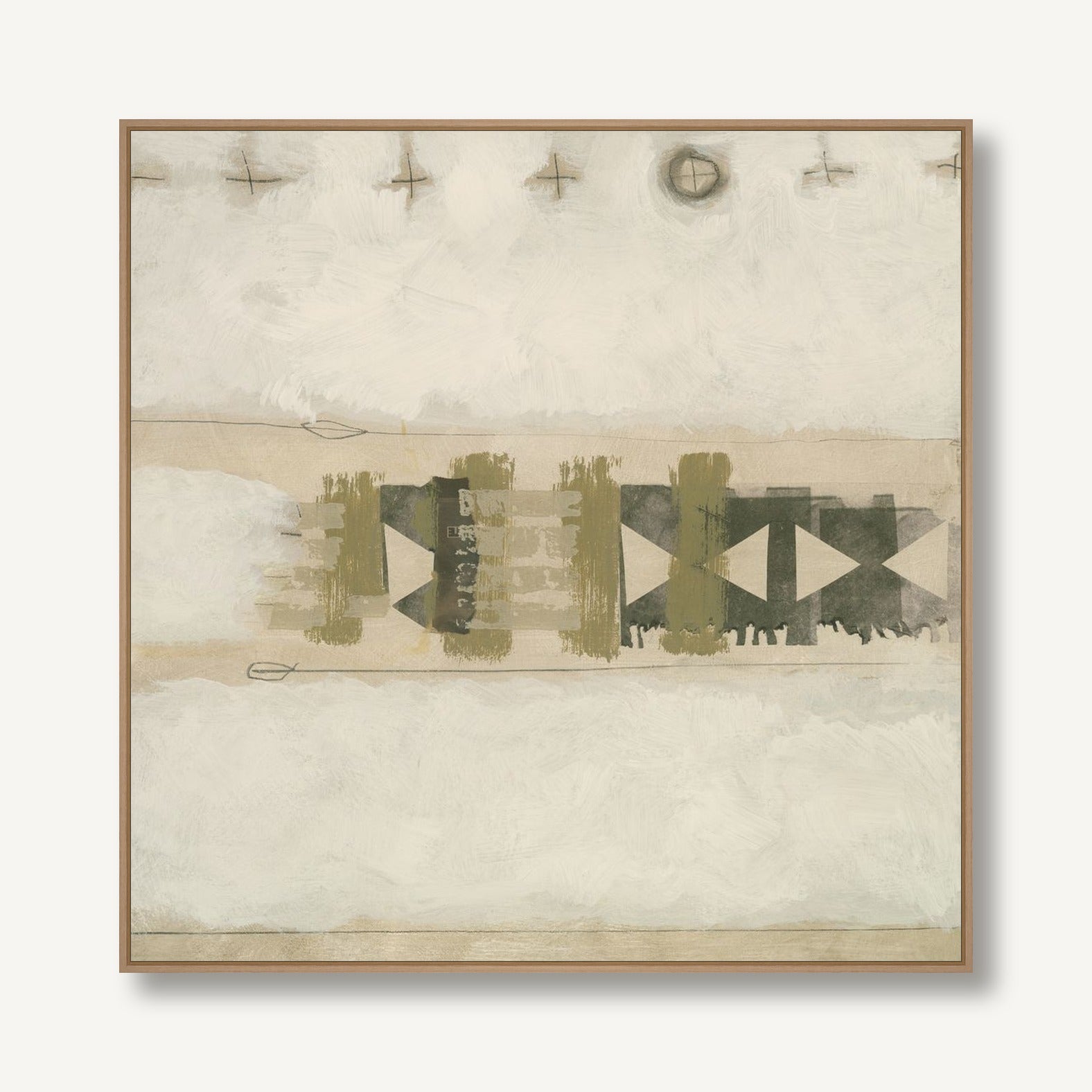 Emblematic Depths 1 framed