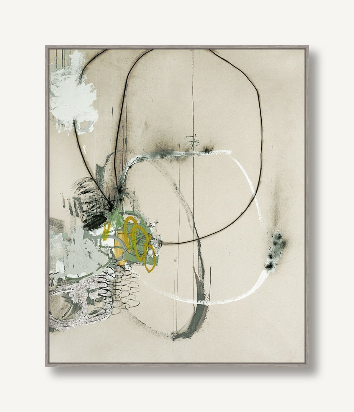 Entangled Heart Green 1 framed