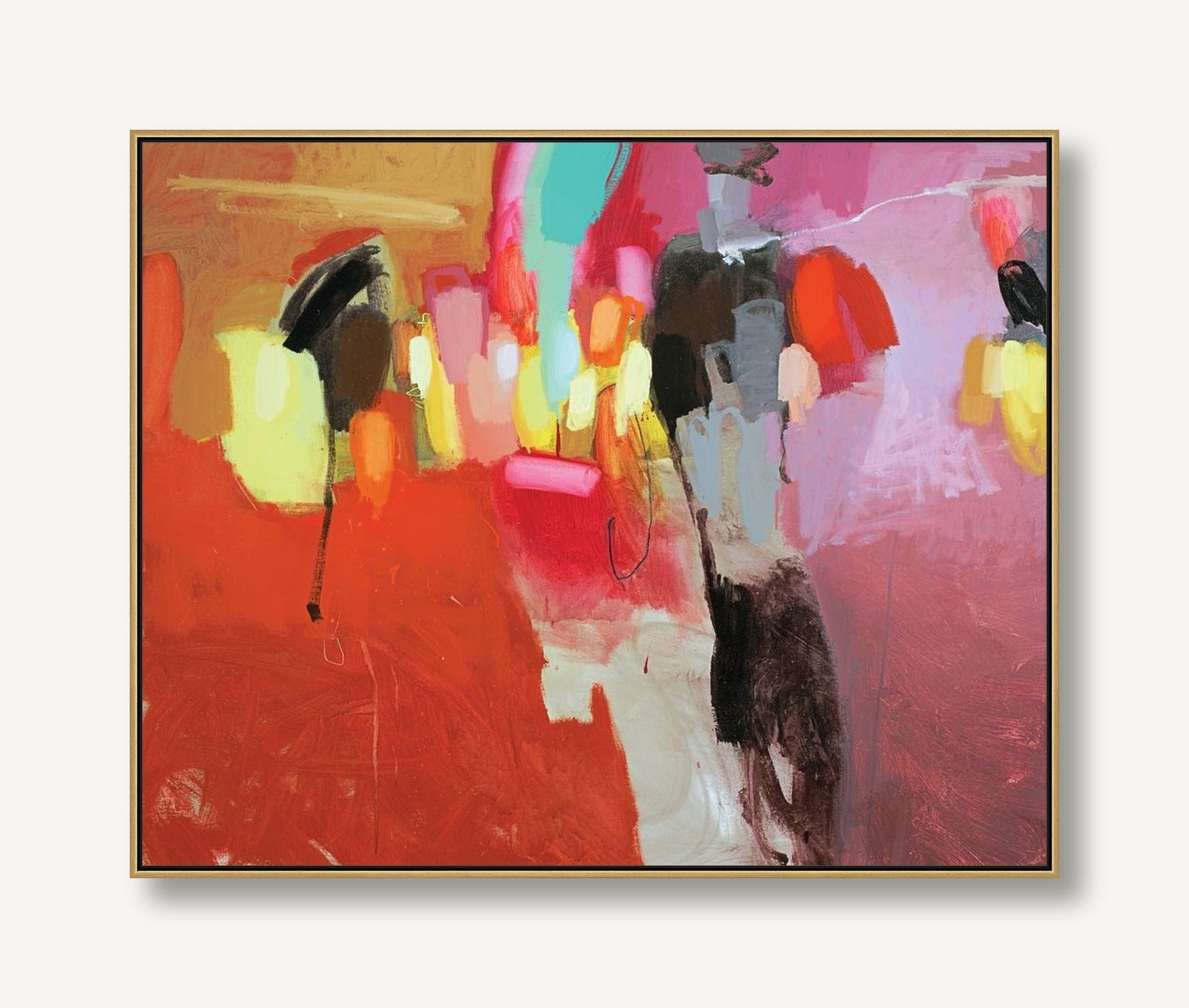 Elated and Vibrant 1 framed