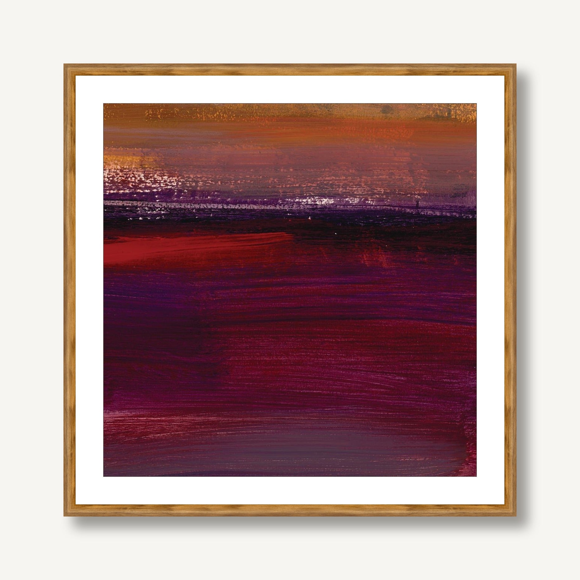 Hues in Harmony 4 framed