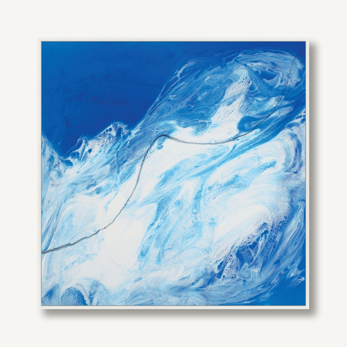 Oceanic Foam 1 framed