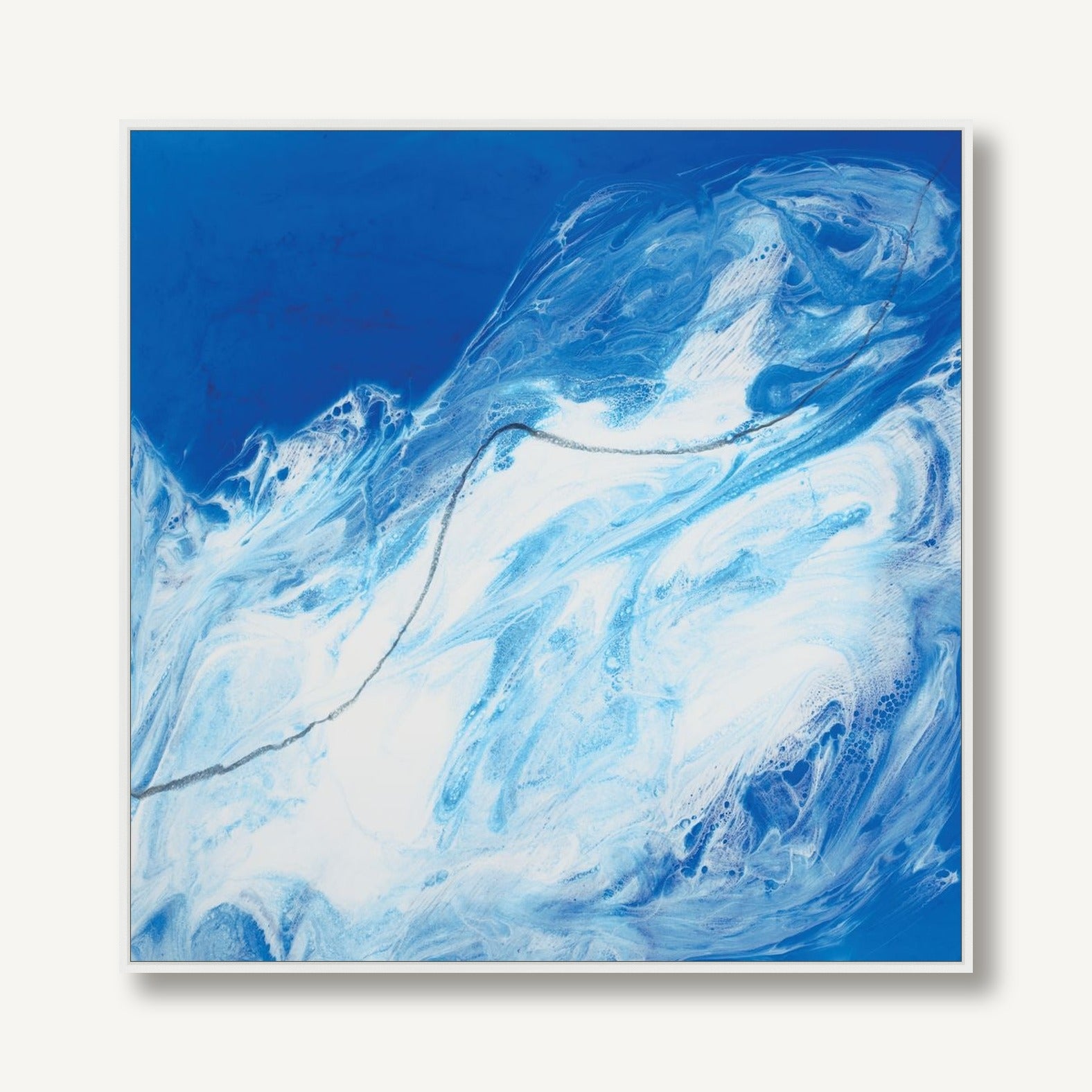 Oceanic Foam 1 framed