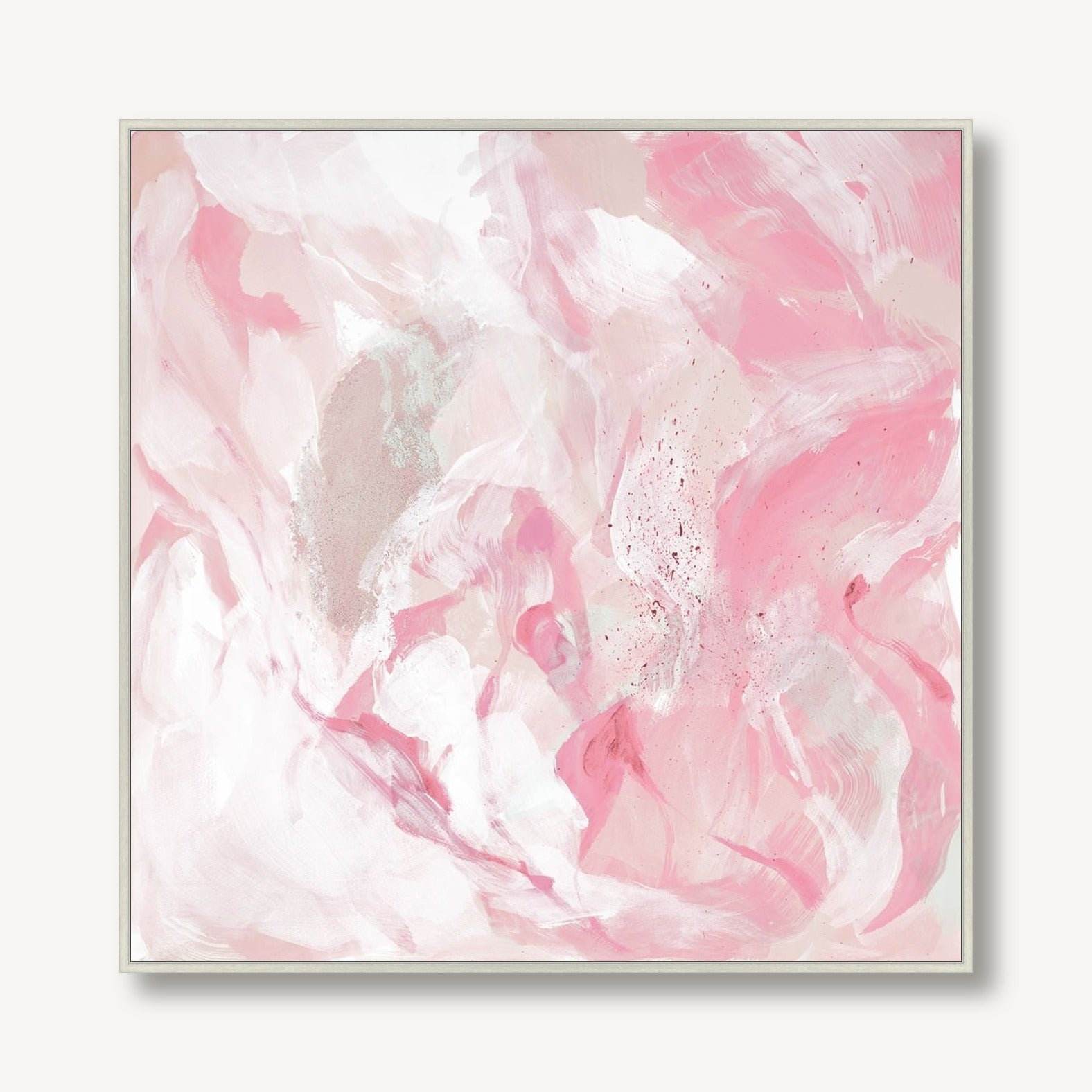 Pink Shores 1 framed