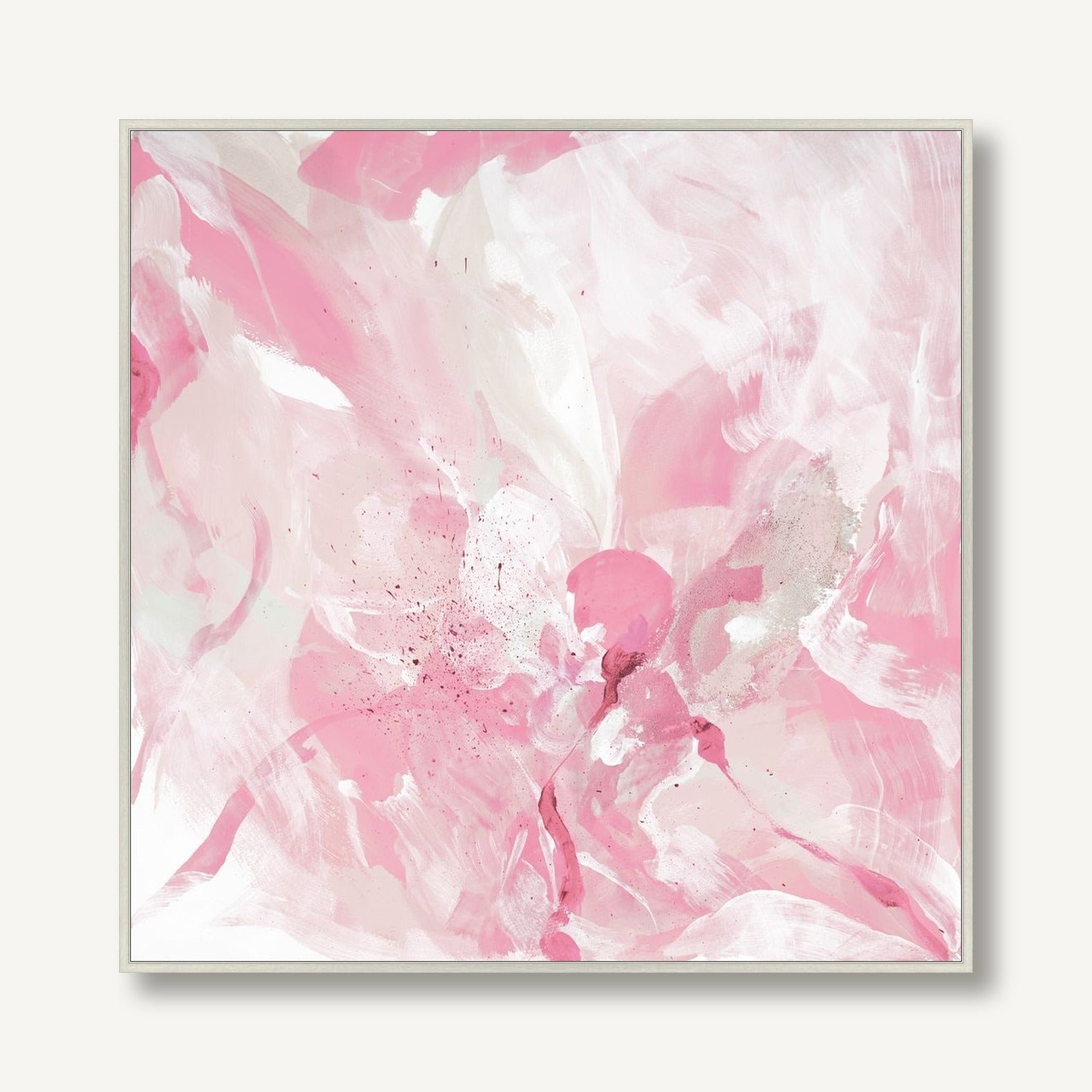 Pink Shores 2 framed