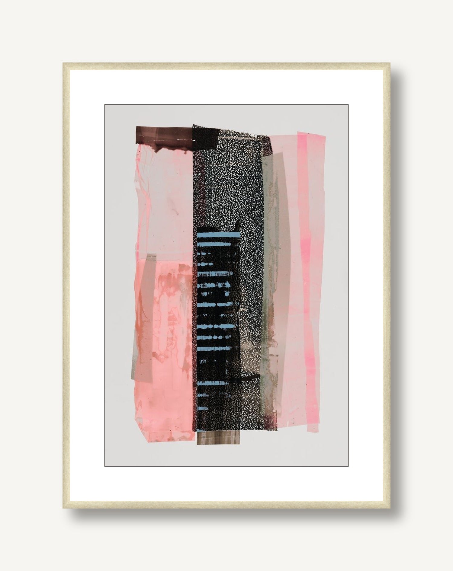 Pink Glazes 1 framed