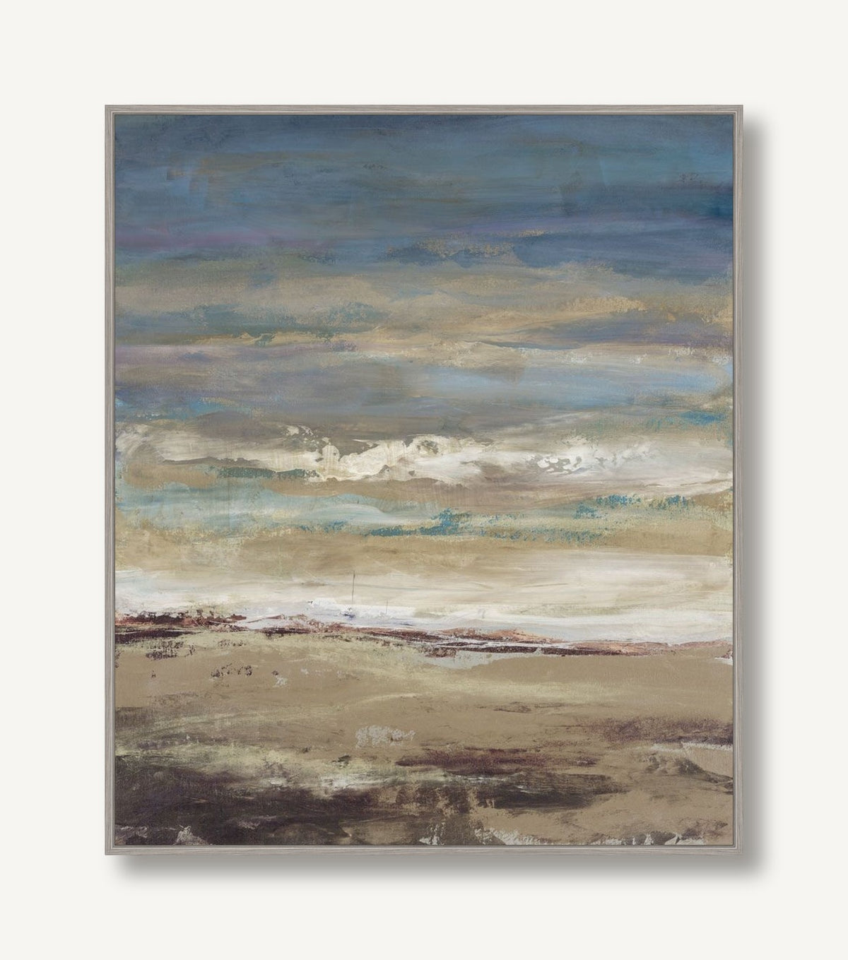 Sea Marks 1 framed