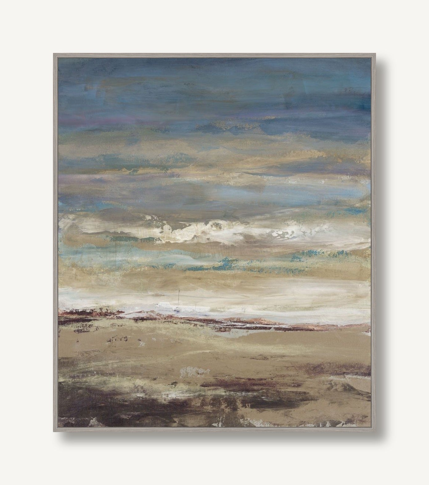 Sea Marks 1 framed