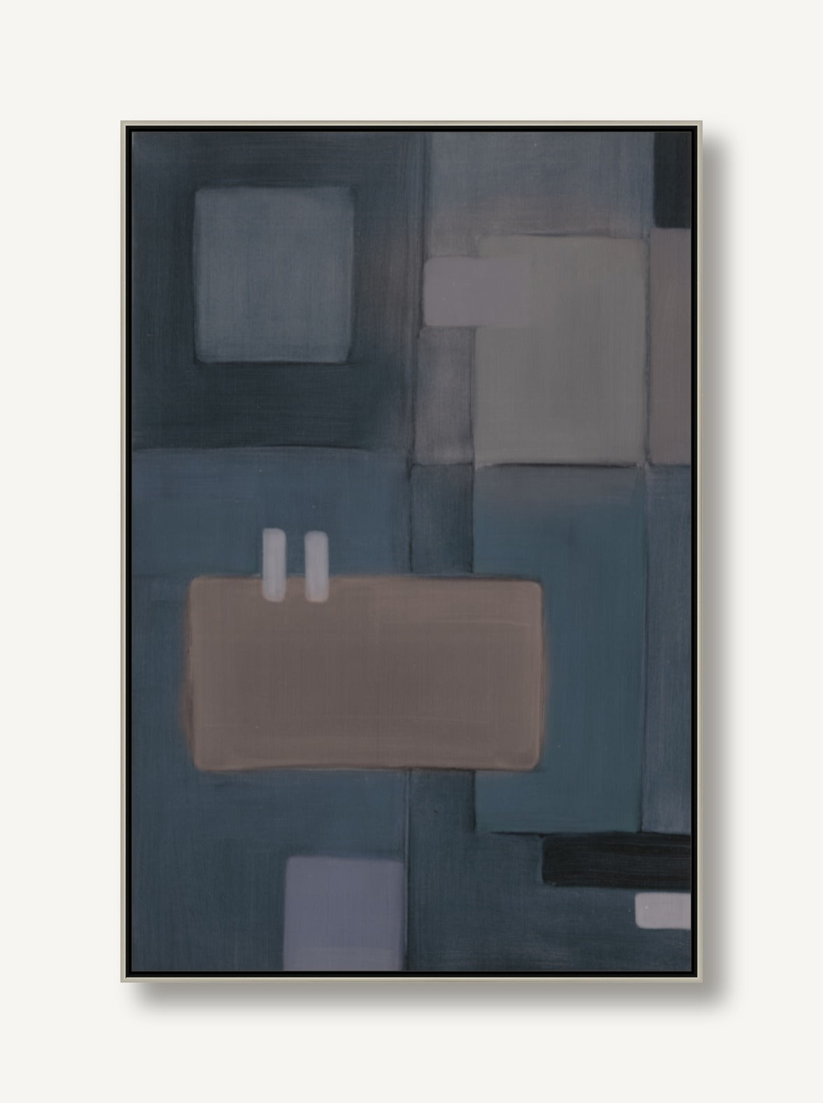 The Wamest Blue 1 framed
