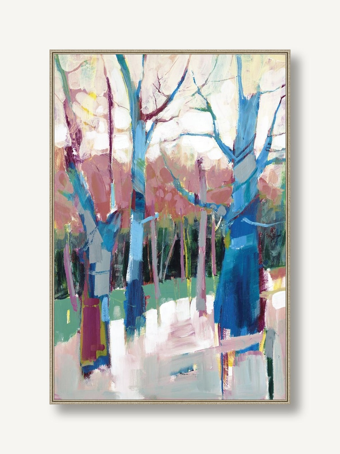 The Season Brings Color 1 framed