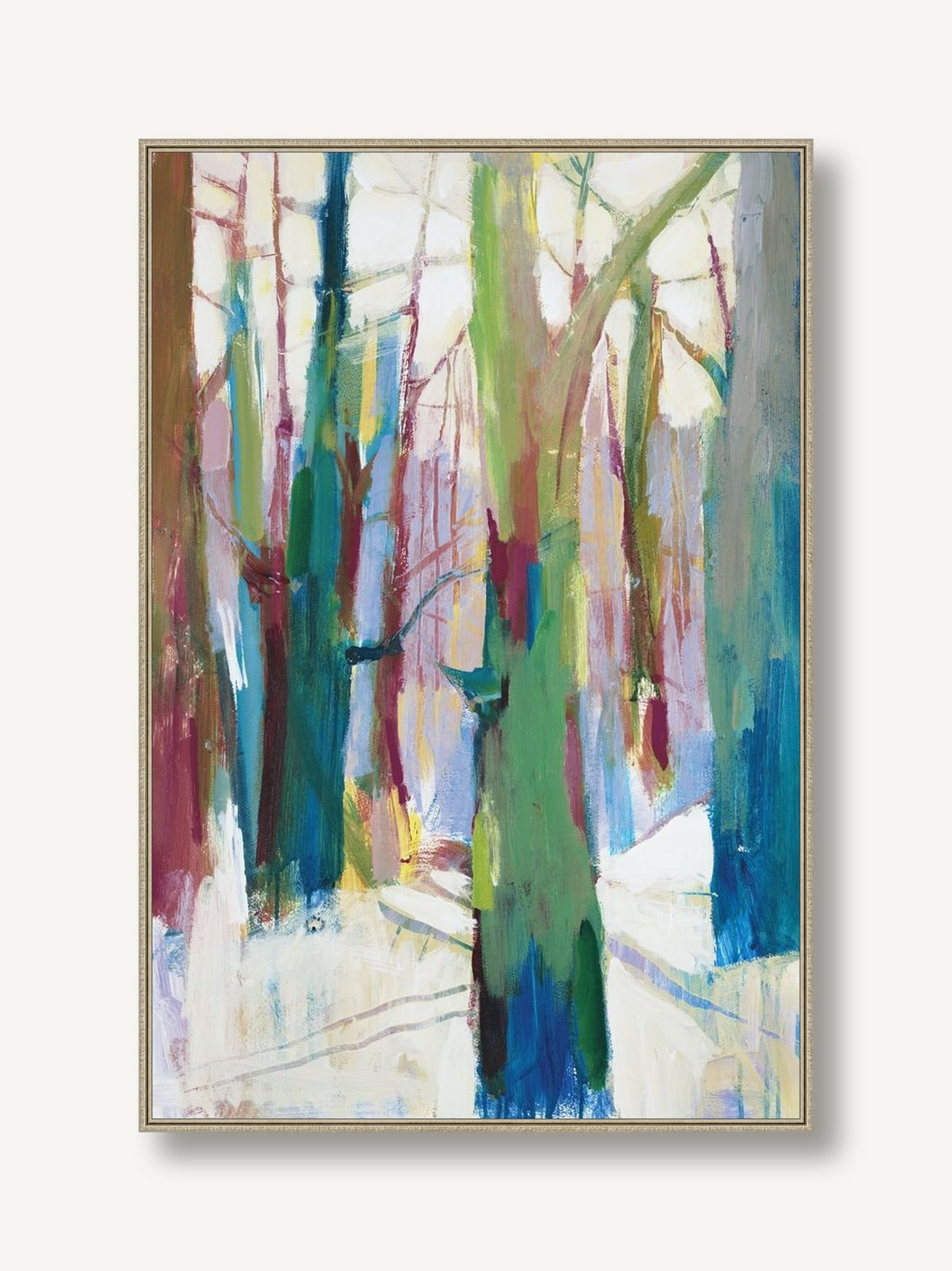 The Season Brings Color 2 framed