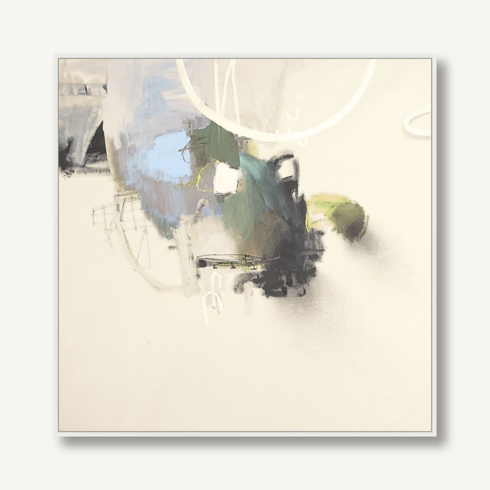 Voided Toughts 1 framed