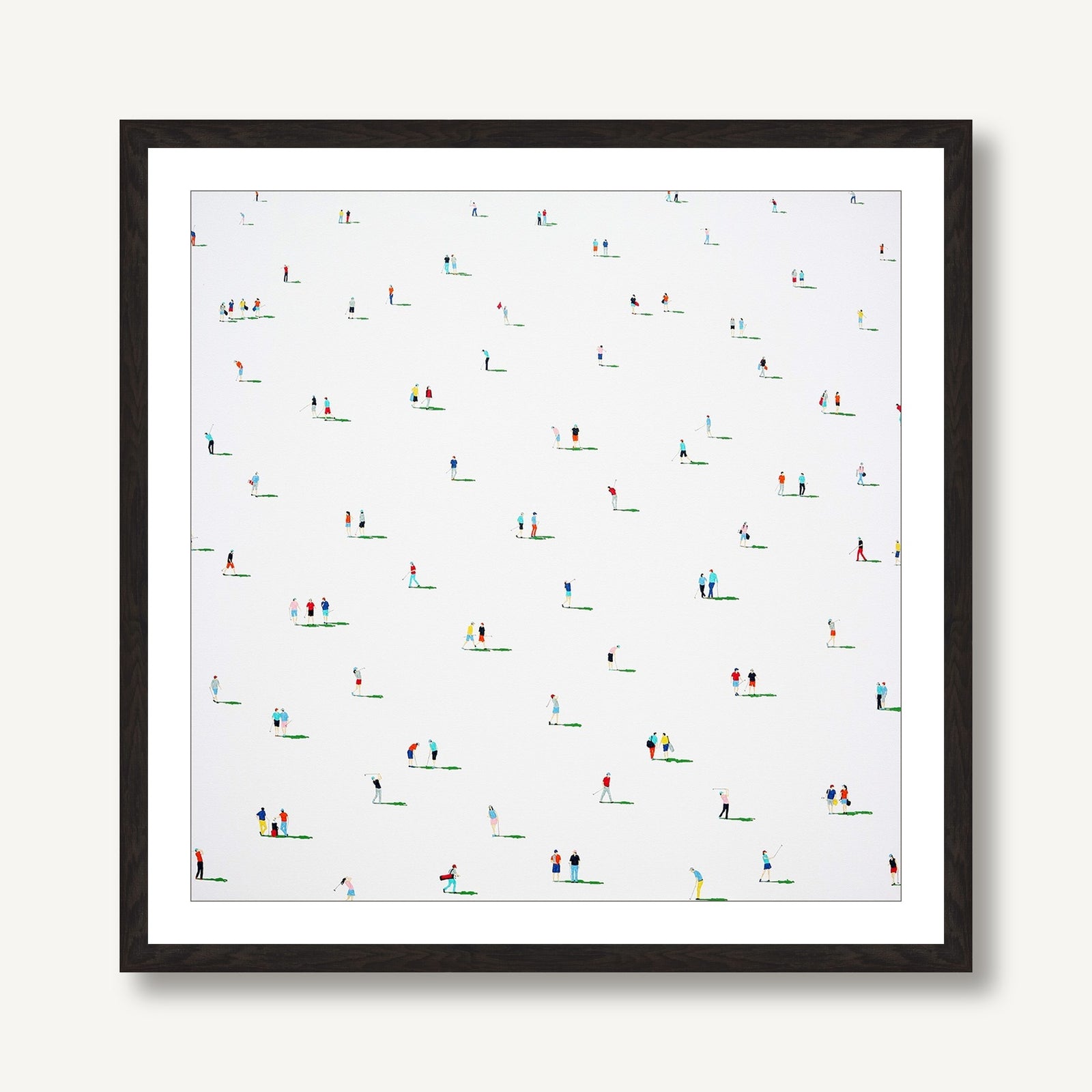 Golfers 1 framed