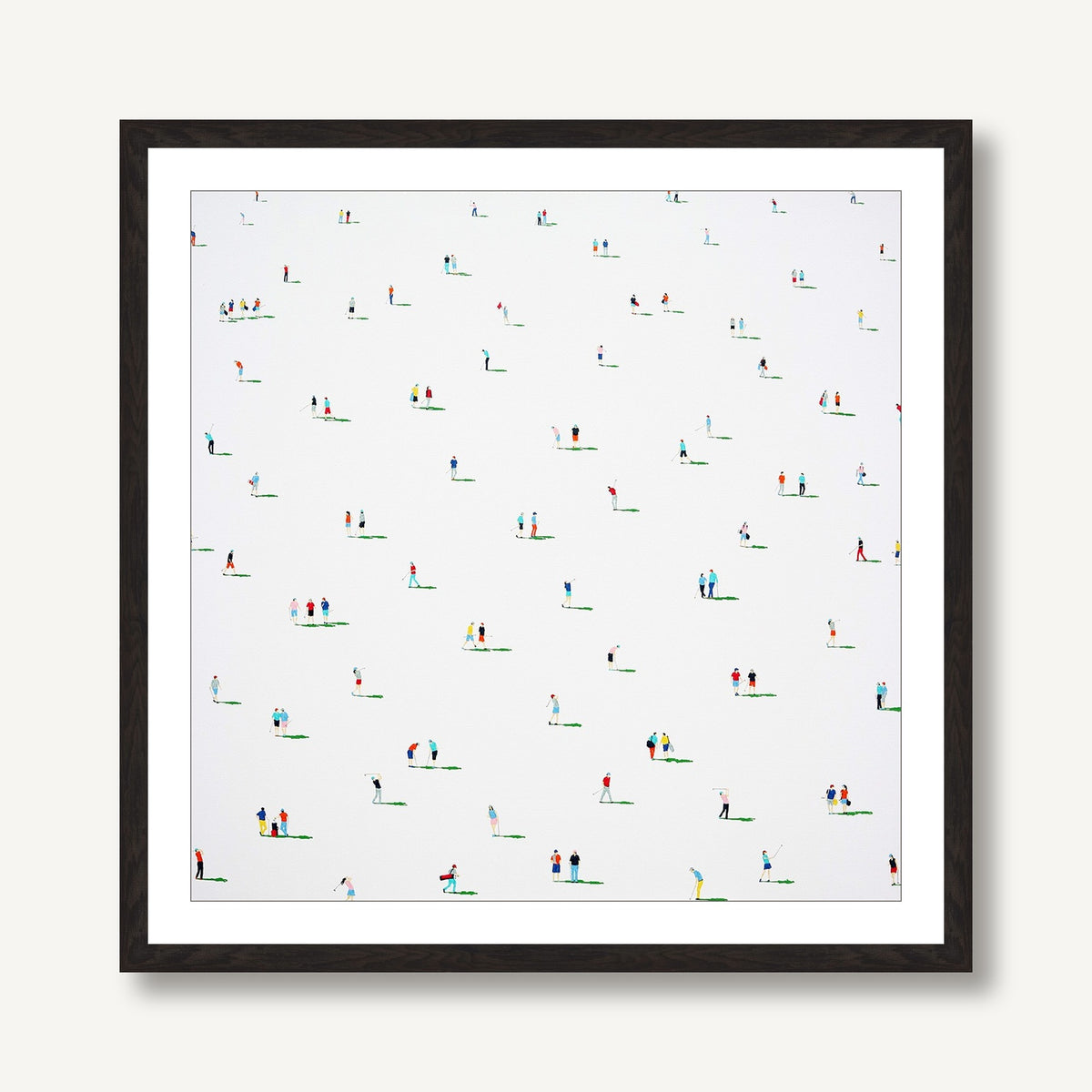 Golfers 1 framed