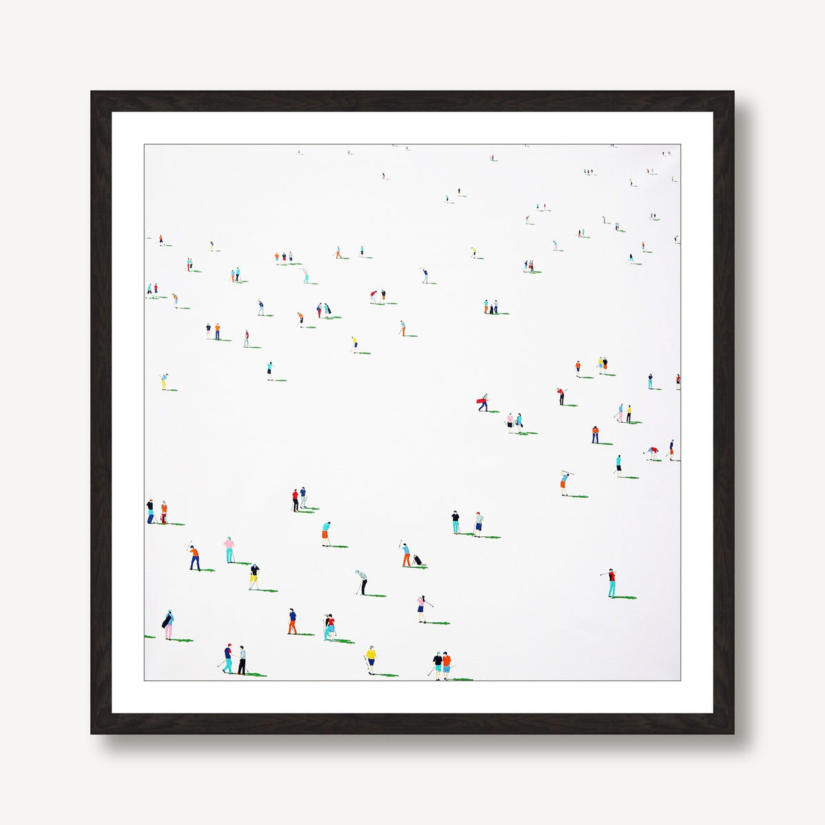 Golfers 2 framed