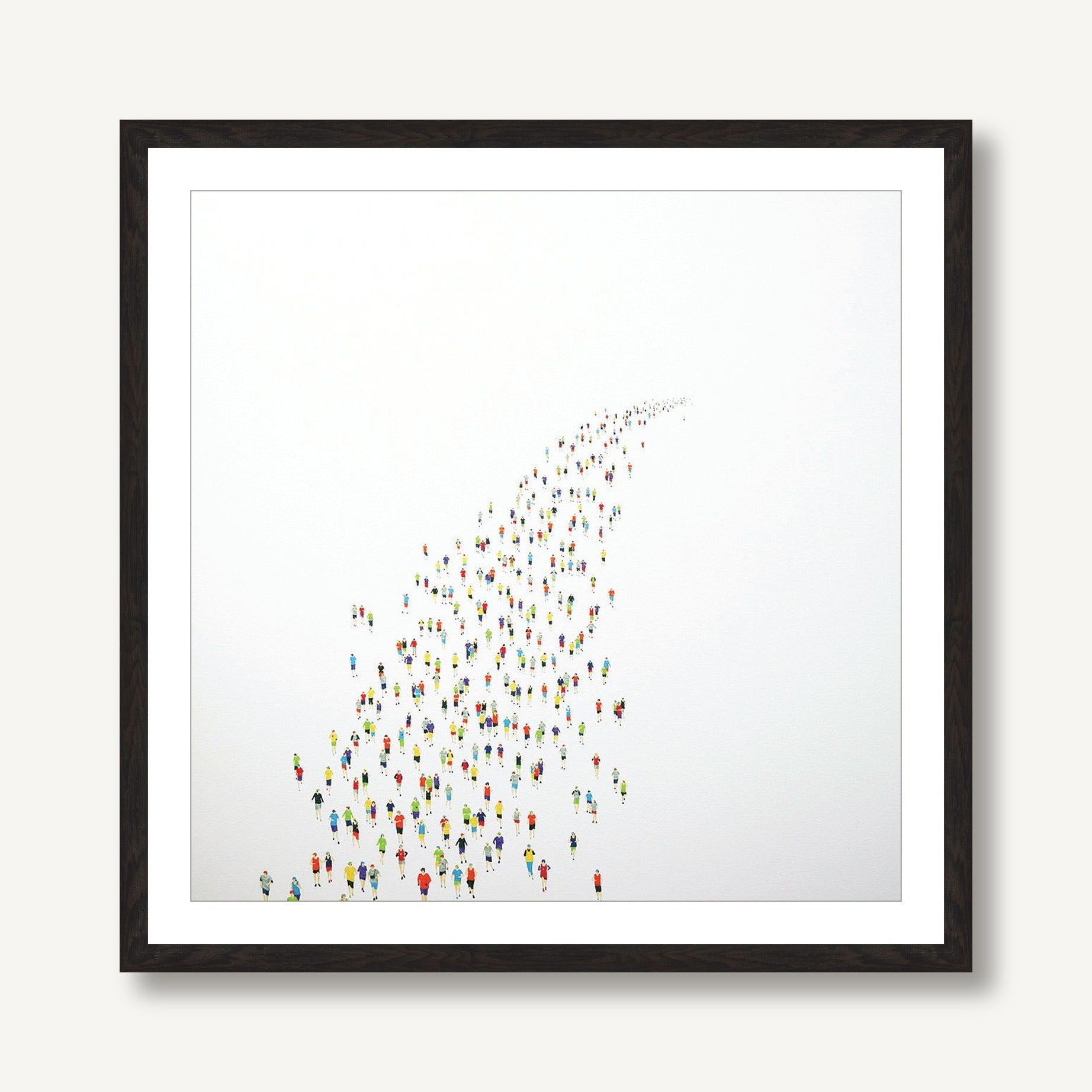 The Race 1 framed
