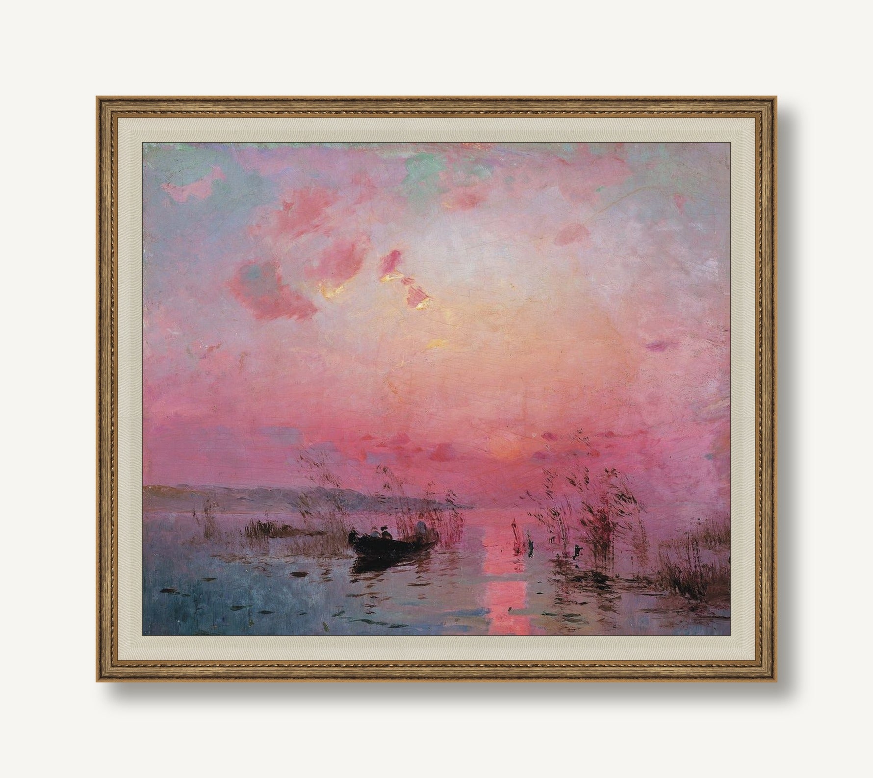 At Sunset 1 framed