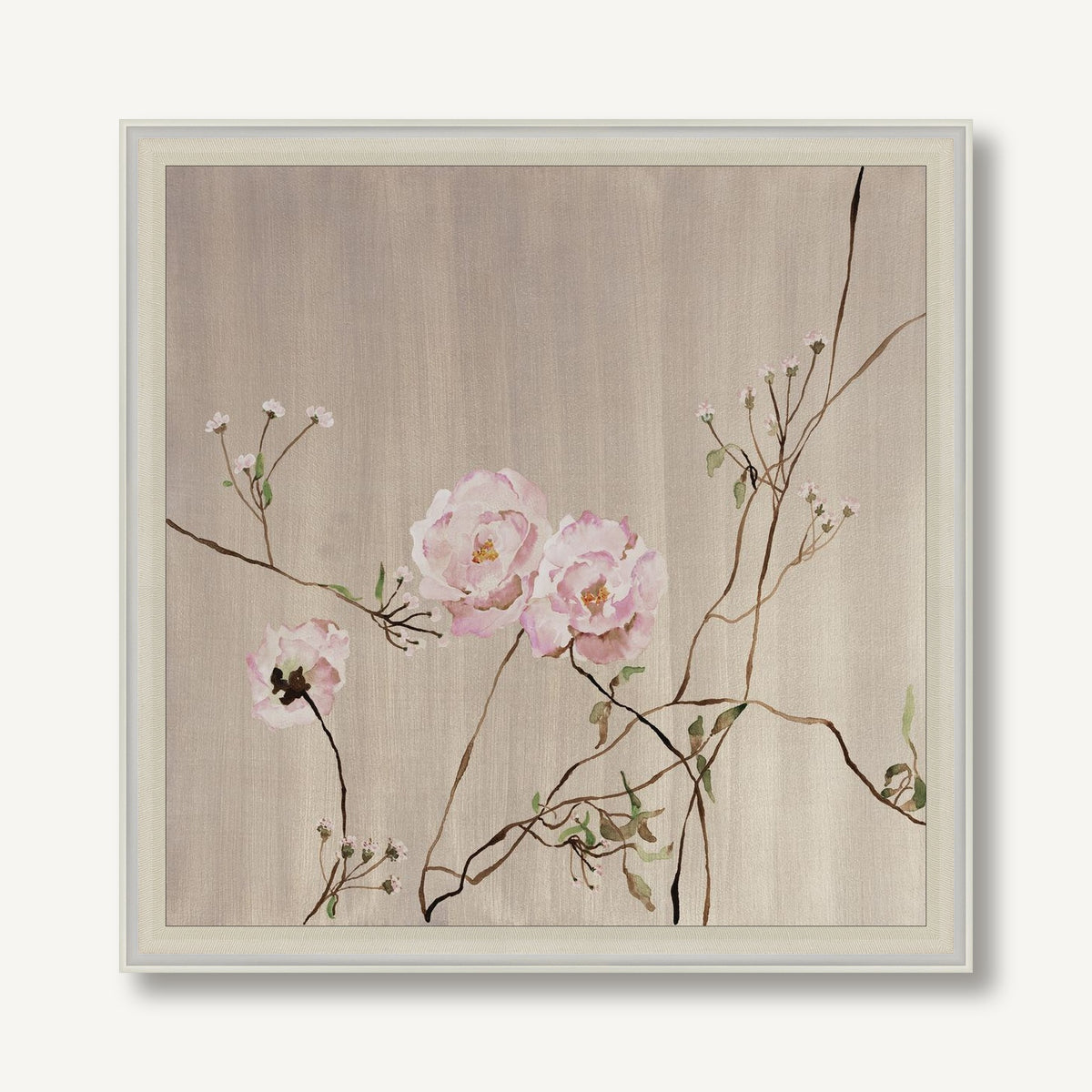 Blushing Blooms 1 framed