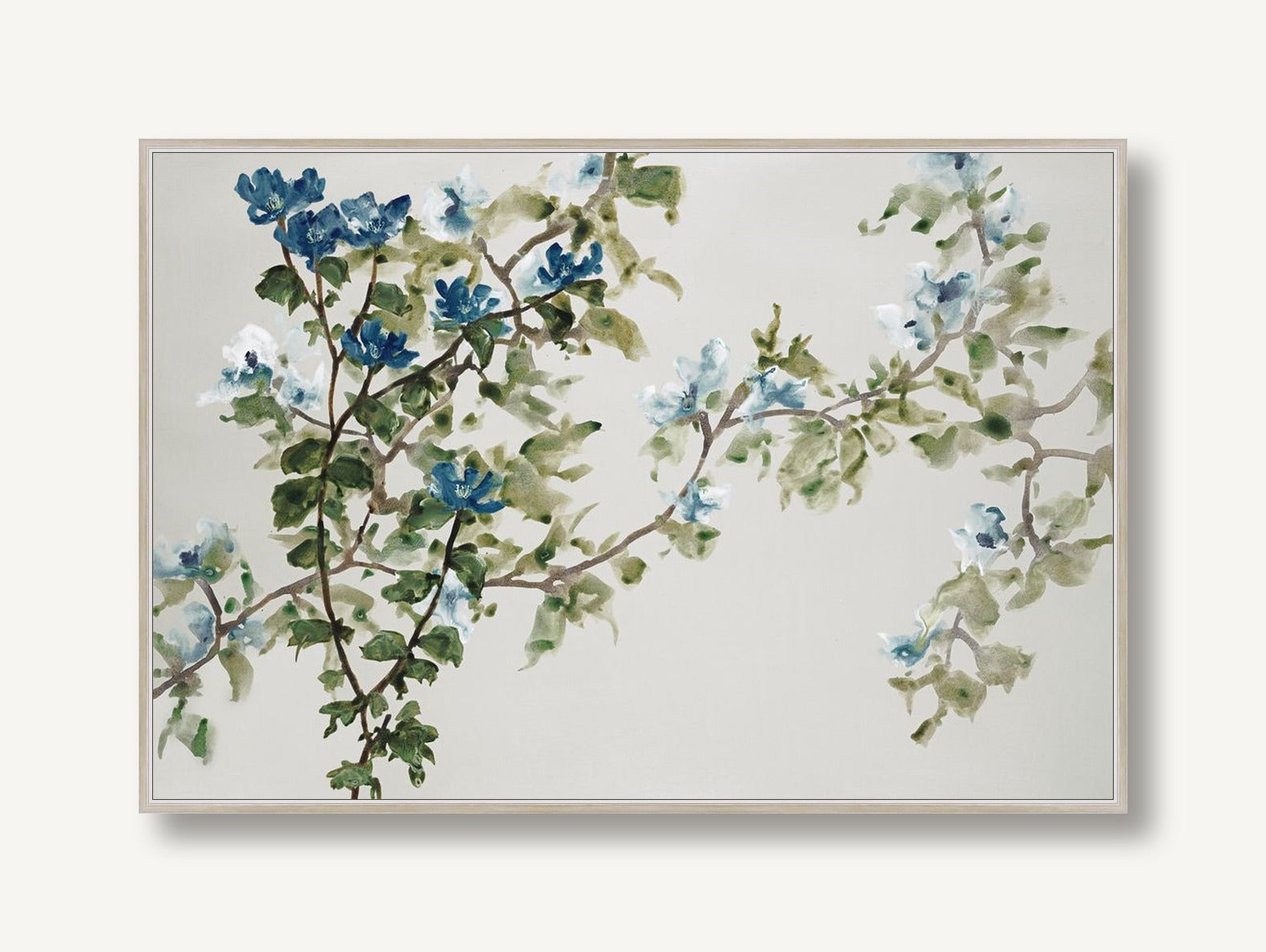 Blue Allure 1 framed