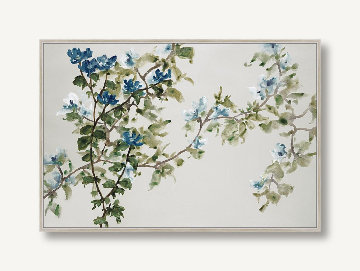 Blue Allure 1 framed