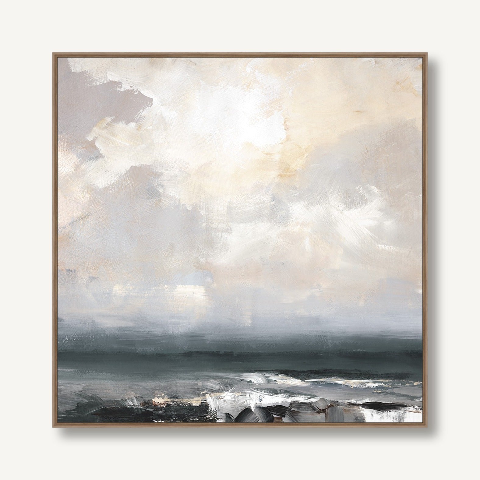 Dreamscape Grey 1 framed