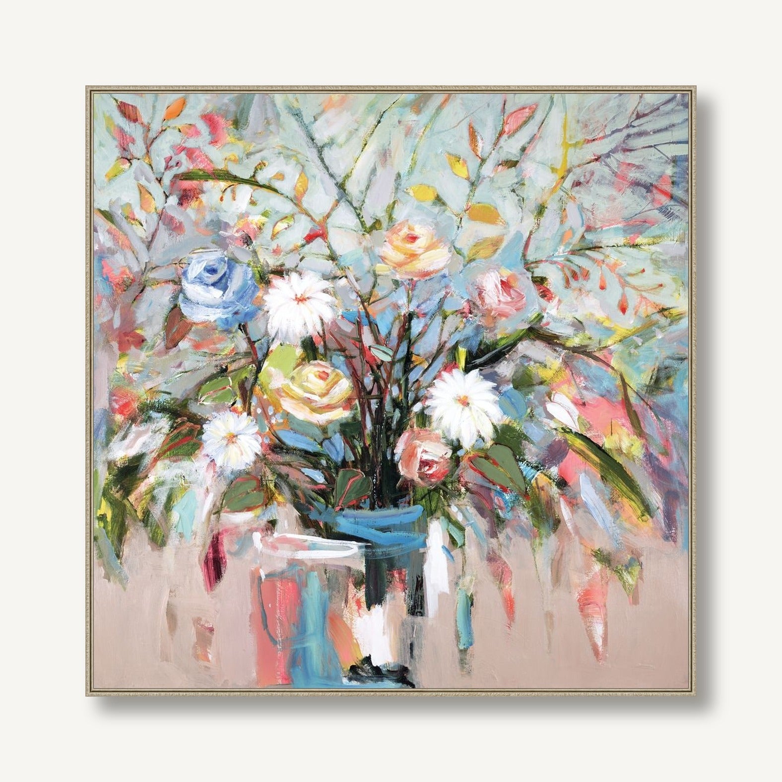 Dance of Blooms 1 framed