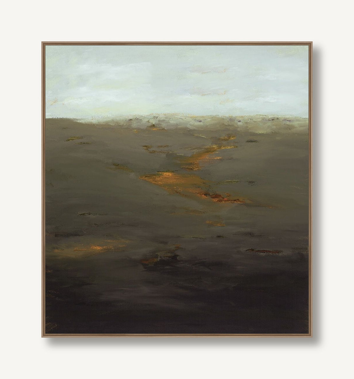 Gliding Path 1 framed