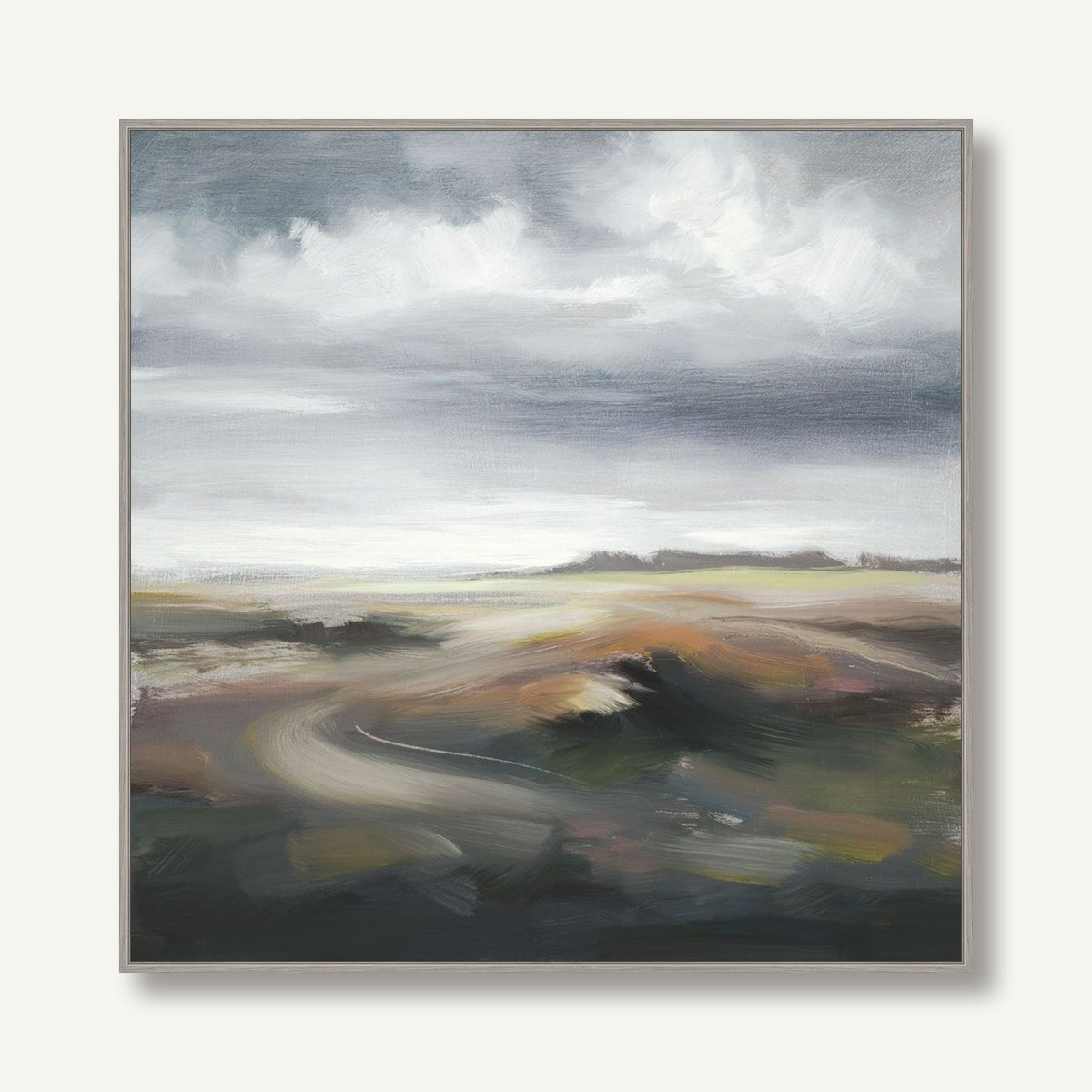 Grey Expanses 1 framed
