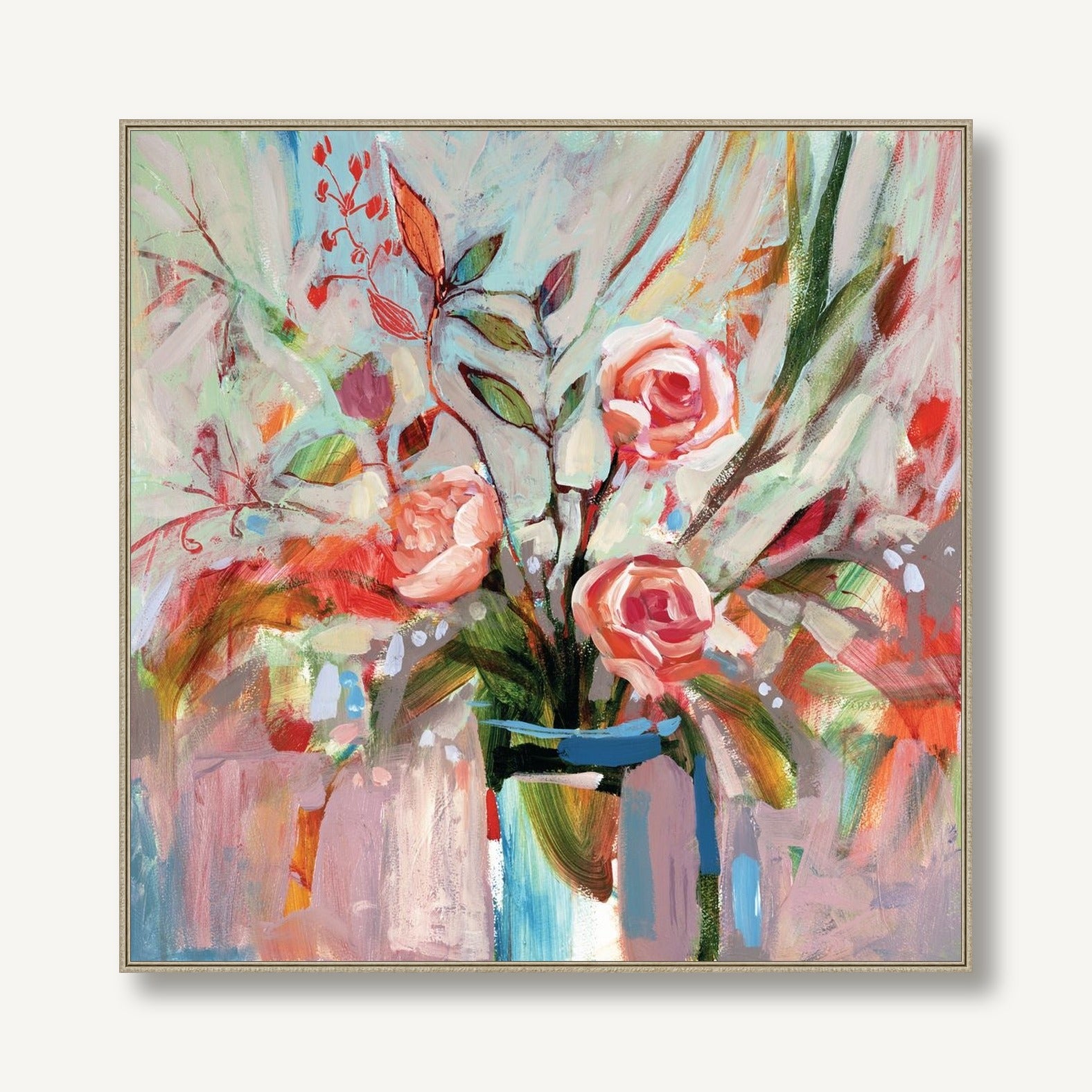 Love in Full Bloom 1 framed