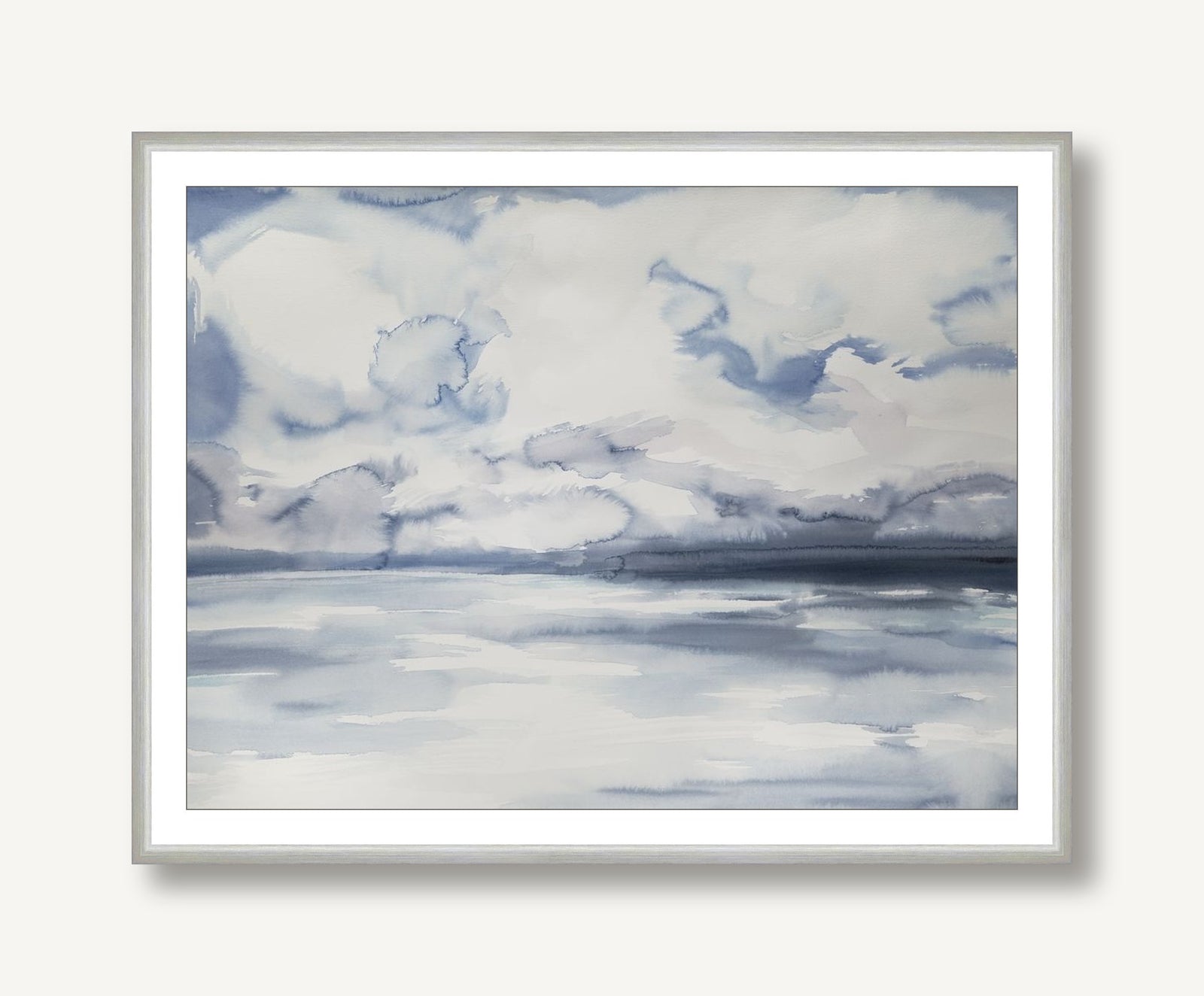 Pensive Seas 1 framed