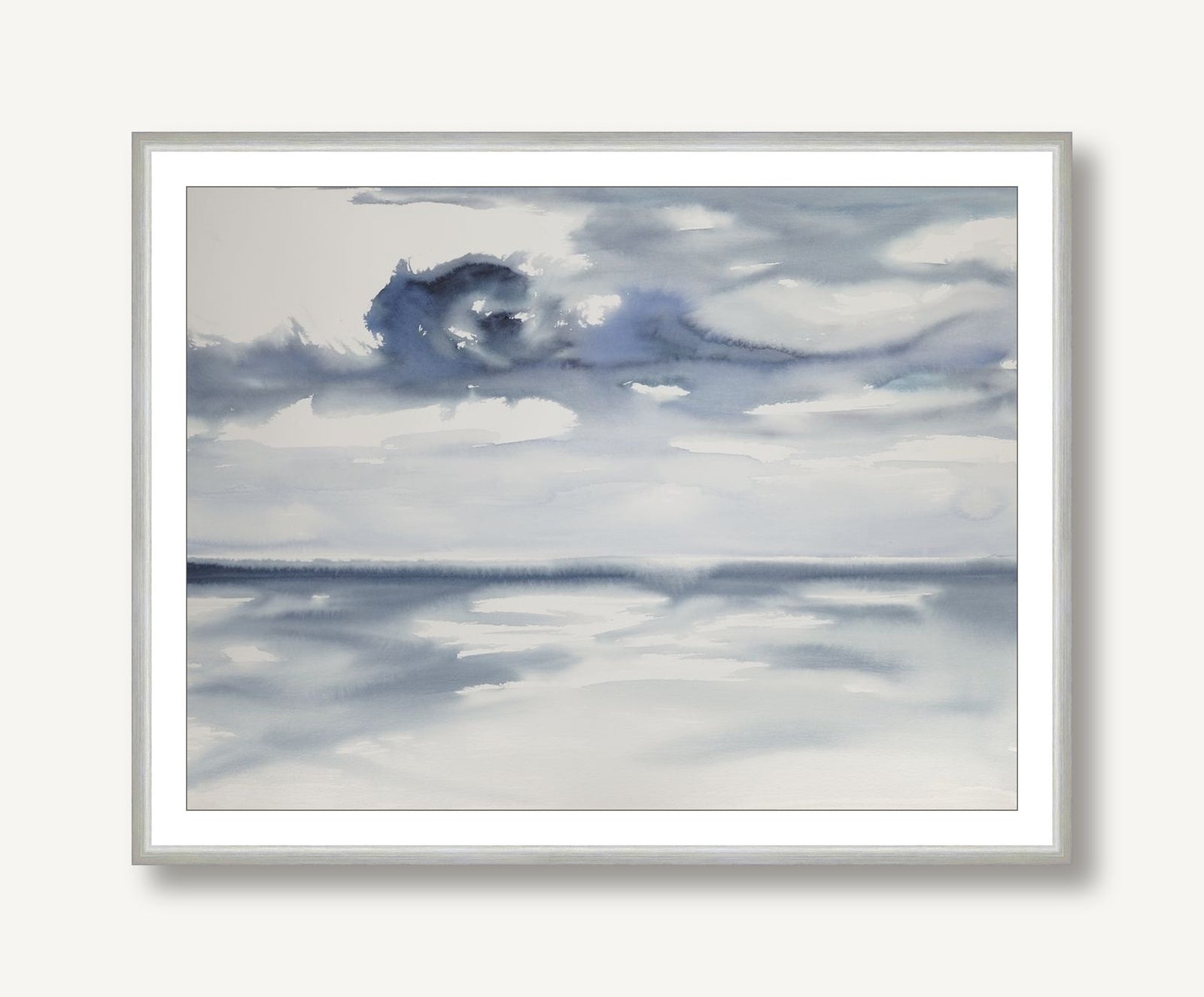 Pensive Seas 2 framed