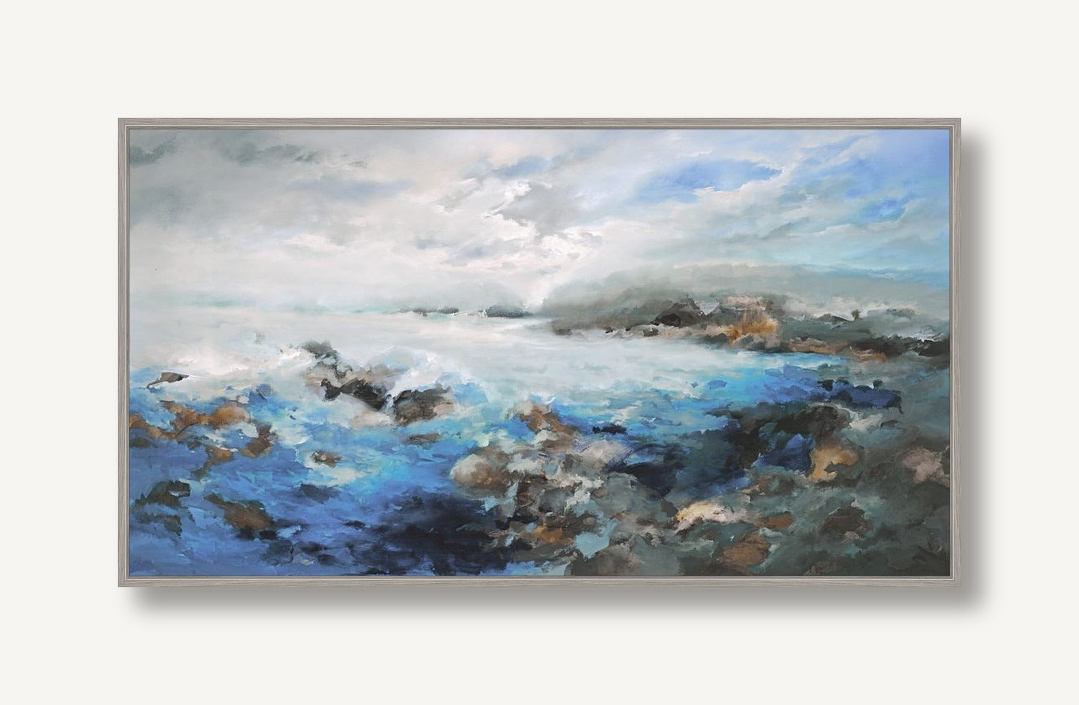 Rocky Shoreline 1 framed