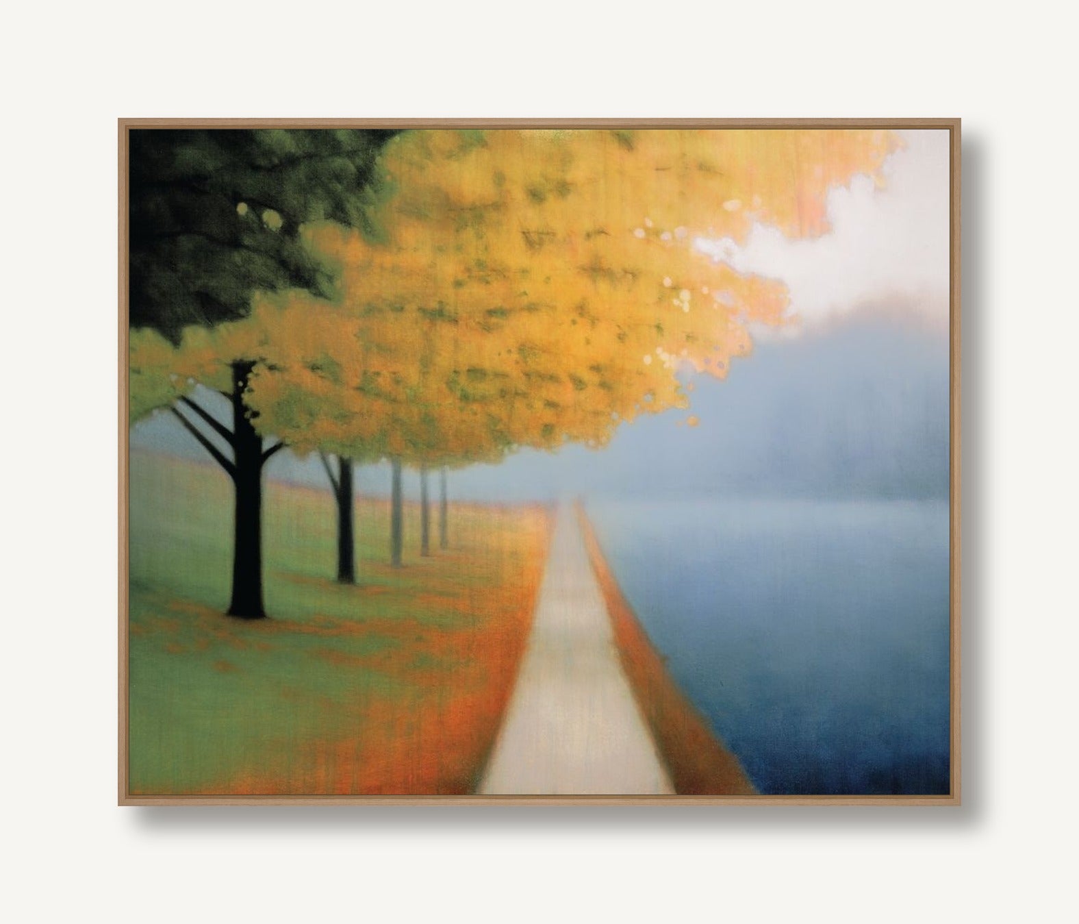 Straight into the Fall 1 framed