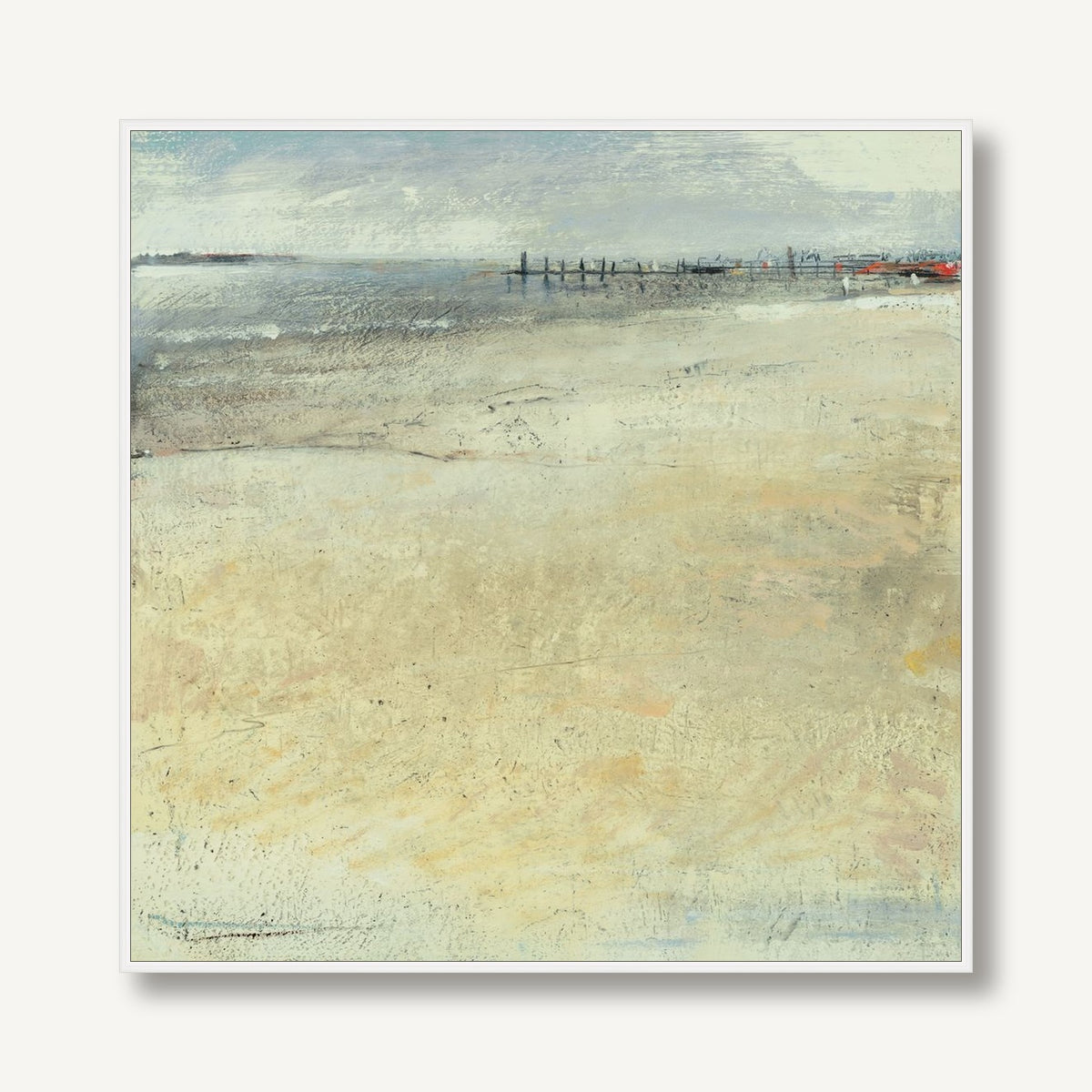 Shore in Solitude 1 framed