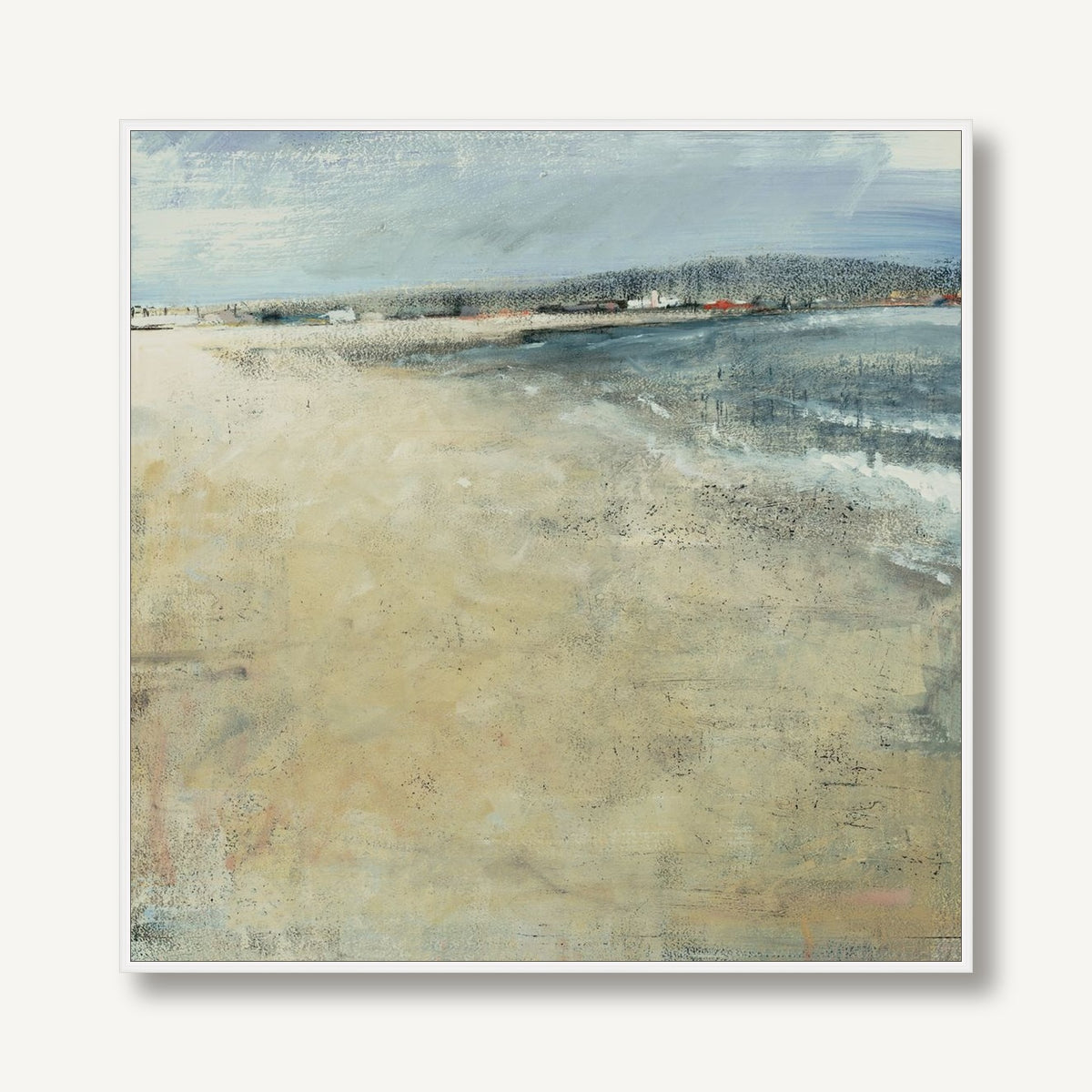 Shore in Solitude 2 framed
