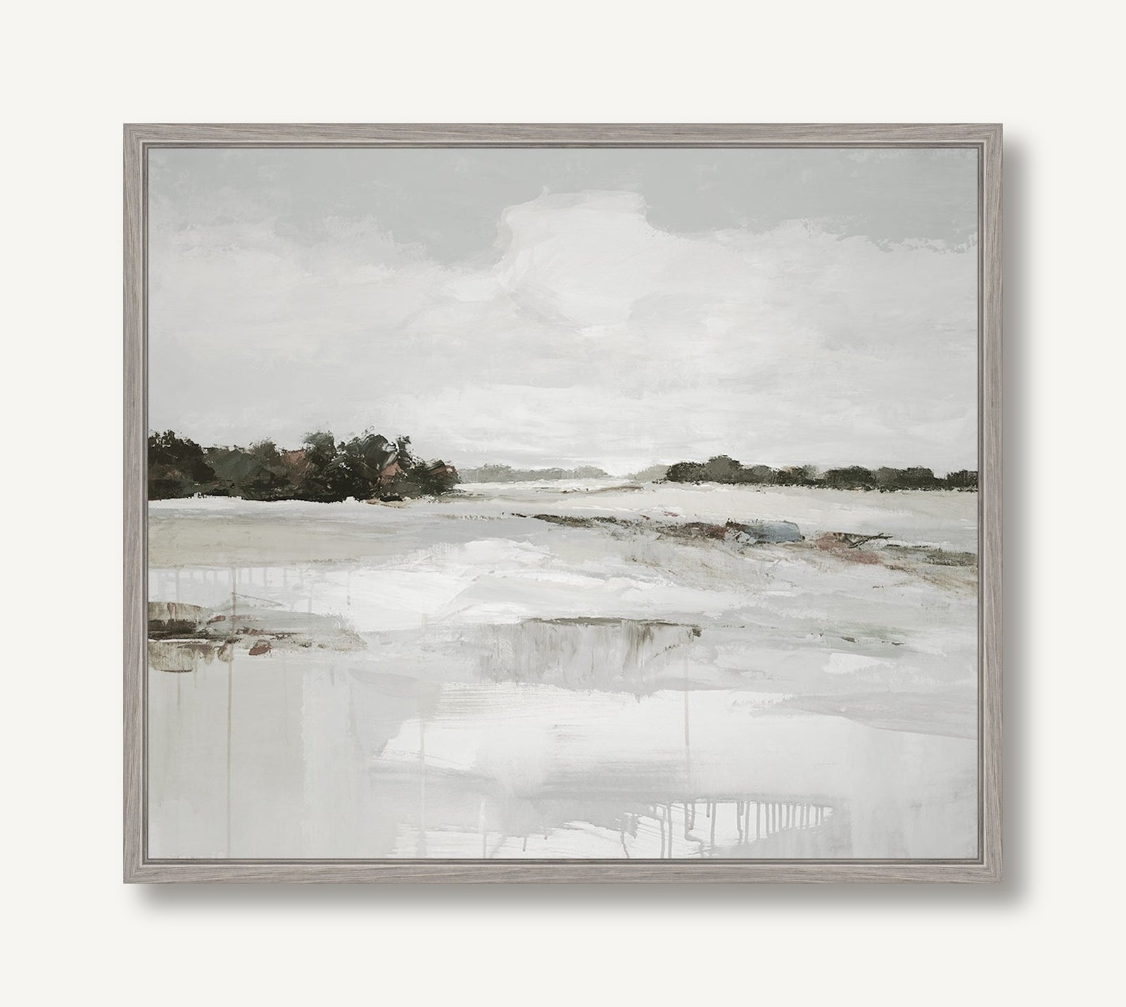 White Breeze in Winter 1 framed