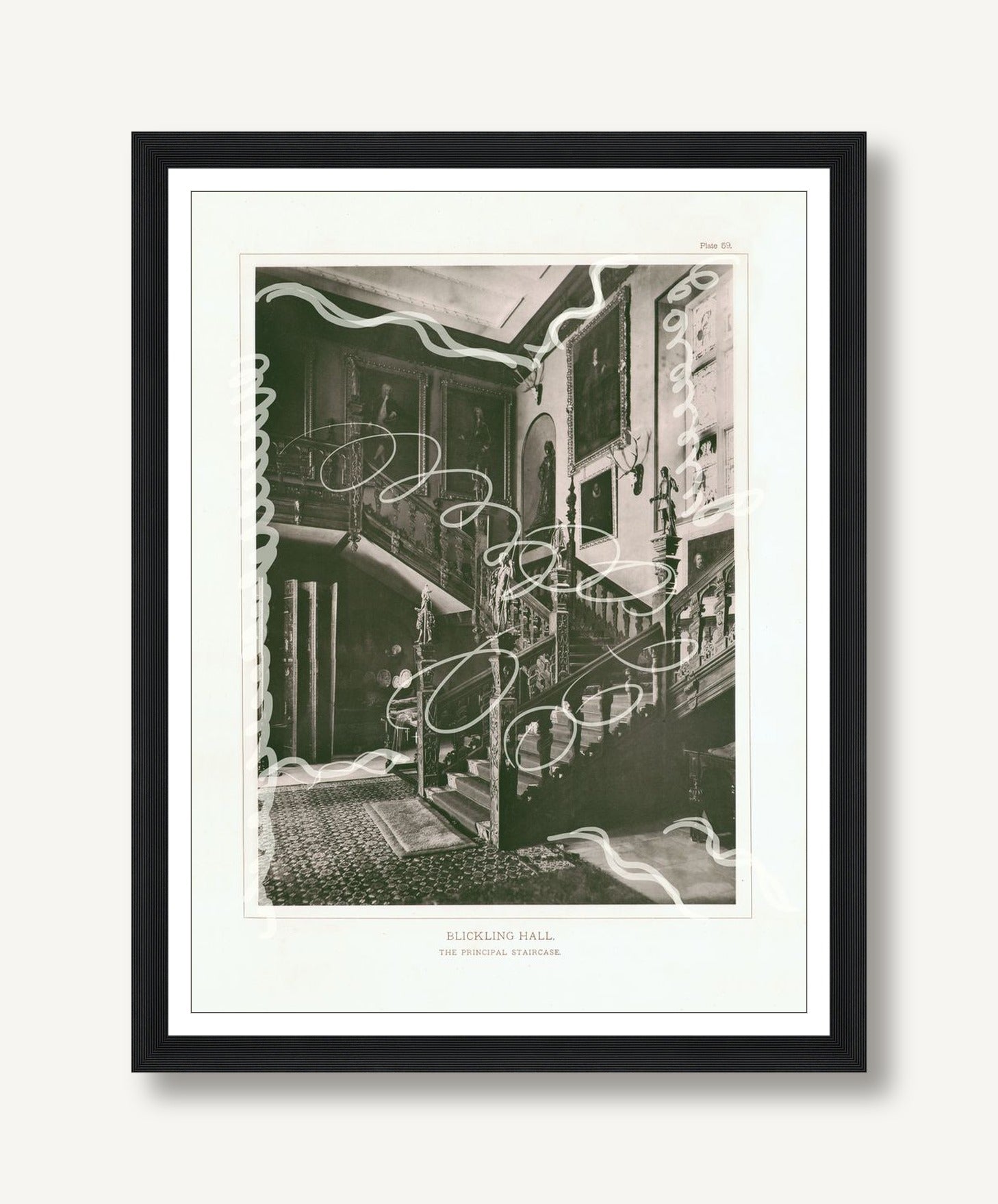 Architecture Plate Columns 4 framed