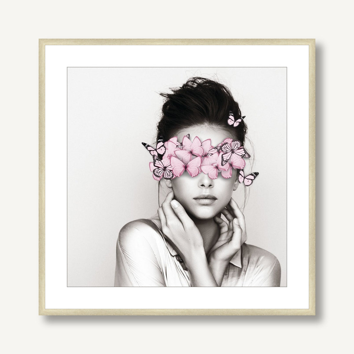 Butterfly Haze 1 framed