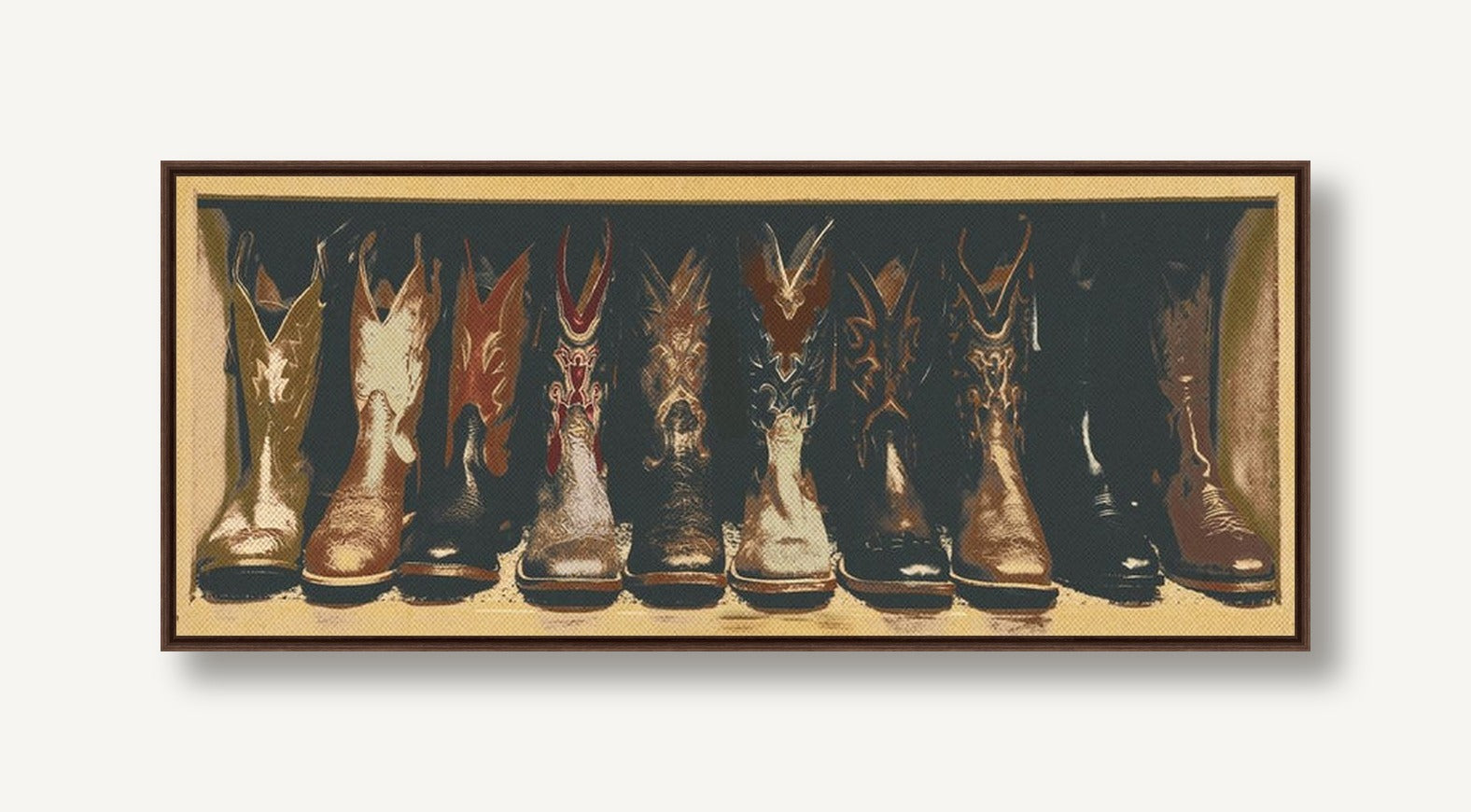 Cowboys at Rest 2 framed